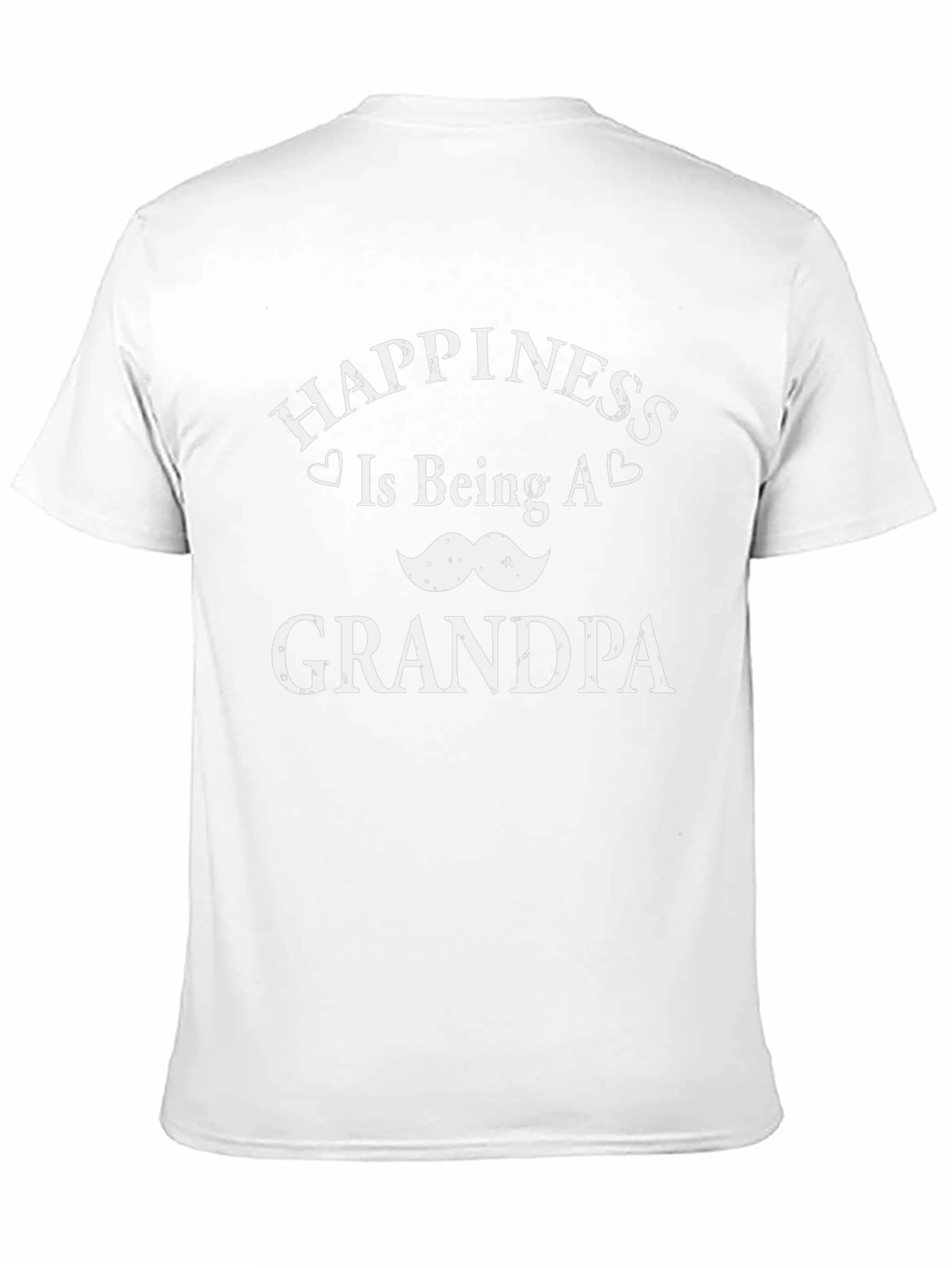 Happiness Is Being A Grandpa Graphic Tee