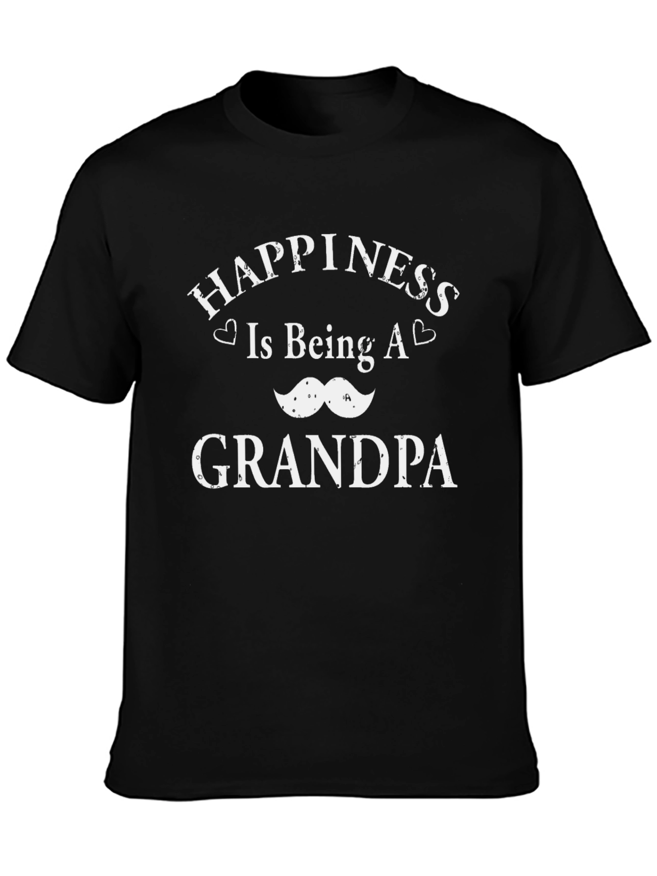 Happiness Is Being A Grandpa Graphic Tee