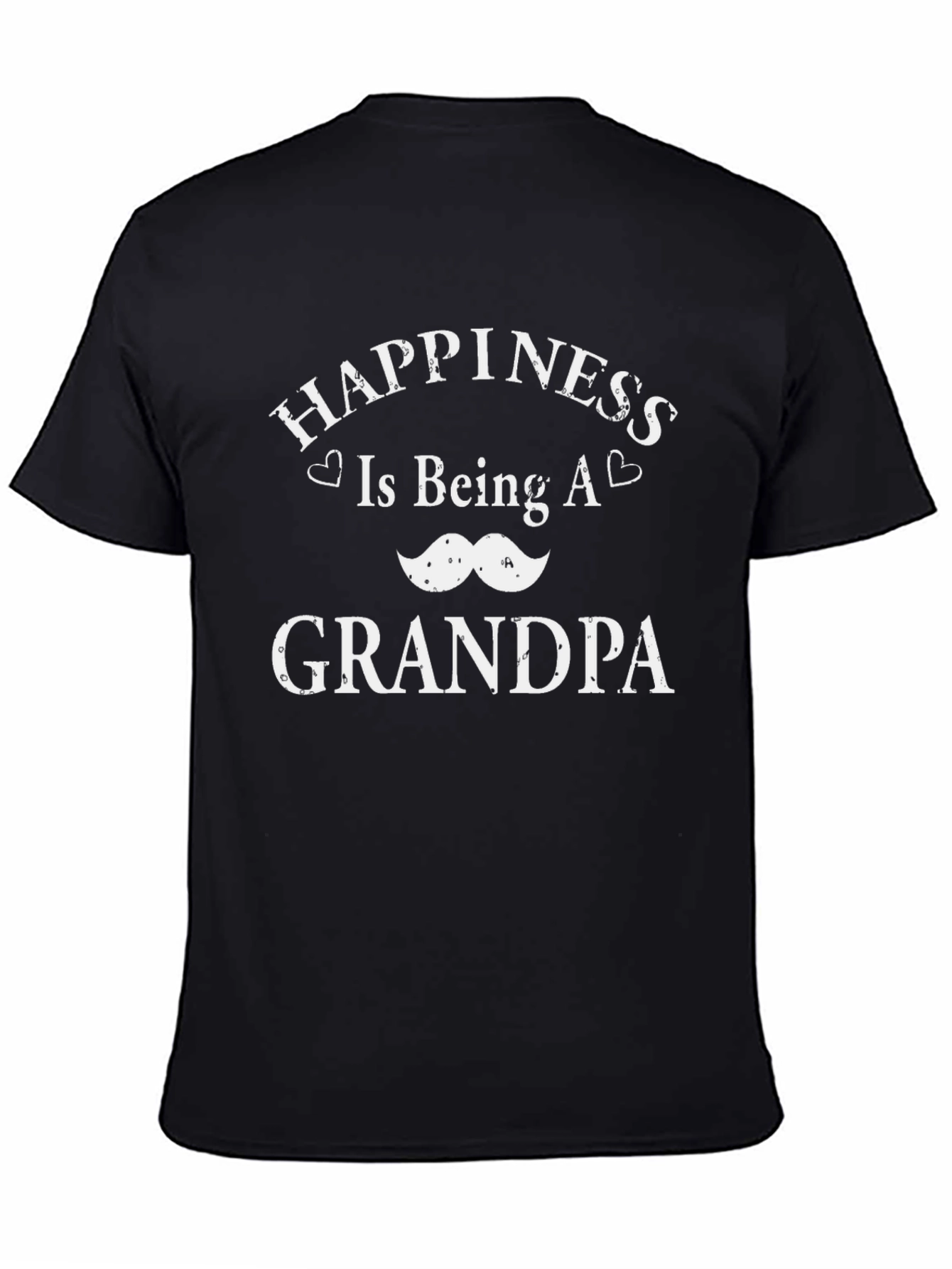 Happiness Is Being A Grandpa Graphic Tee