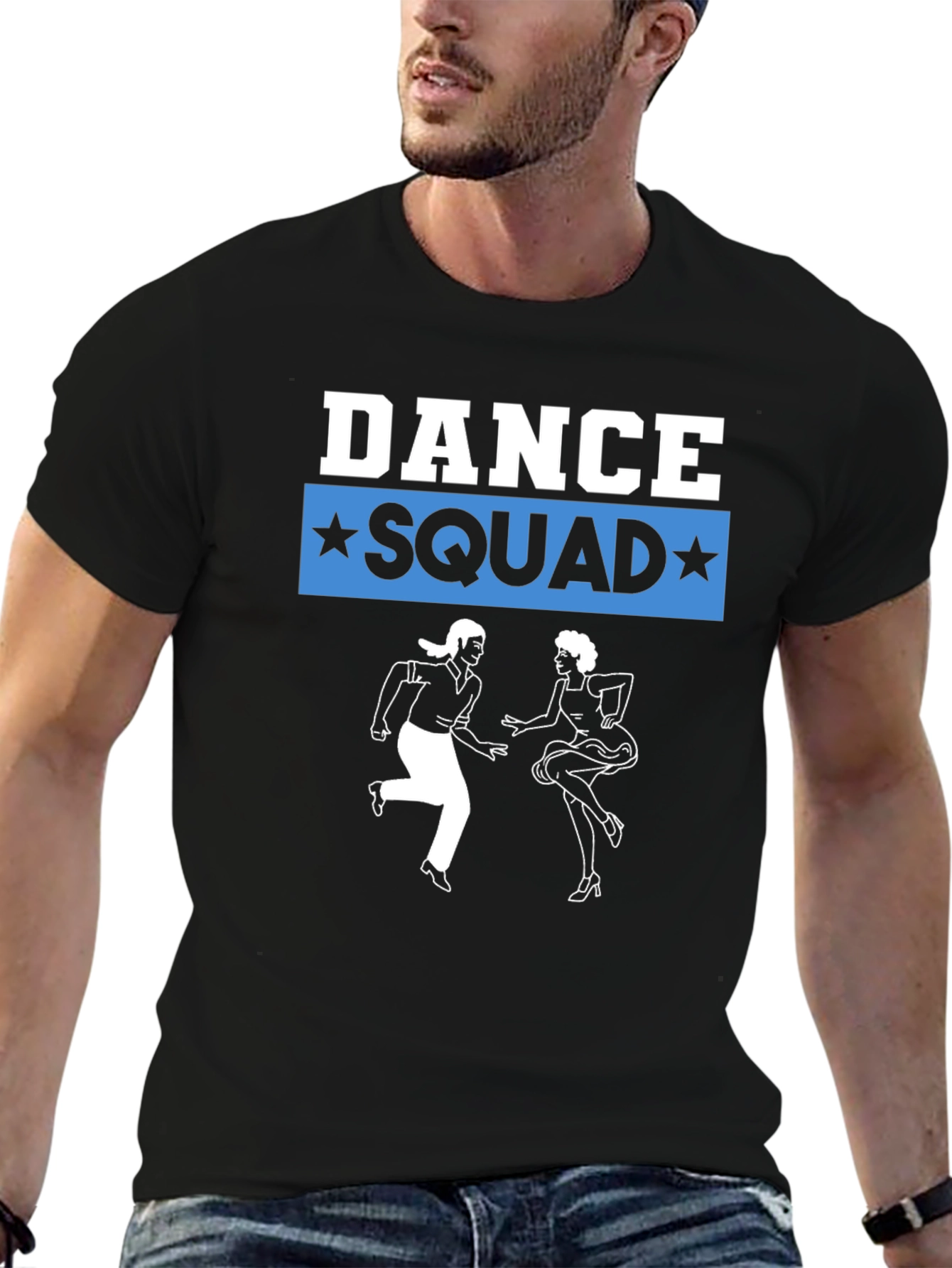 Dance Squad Graphic Tee - Black
