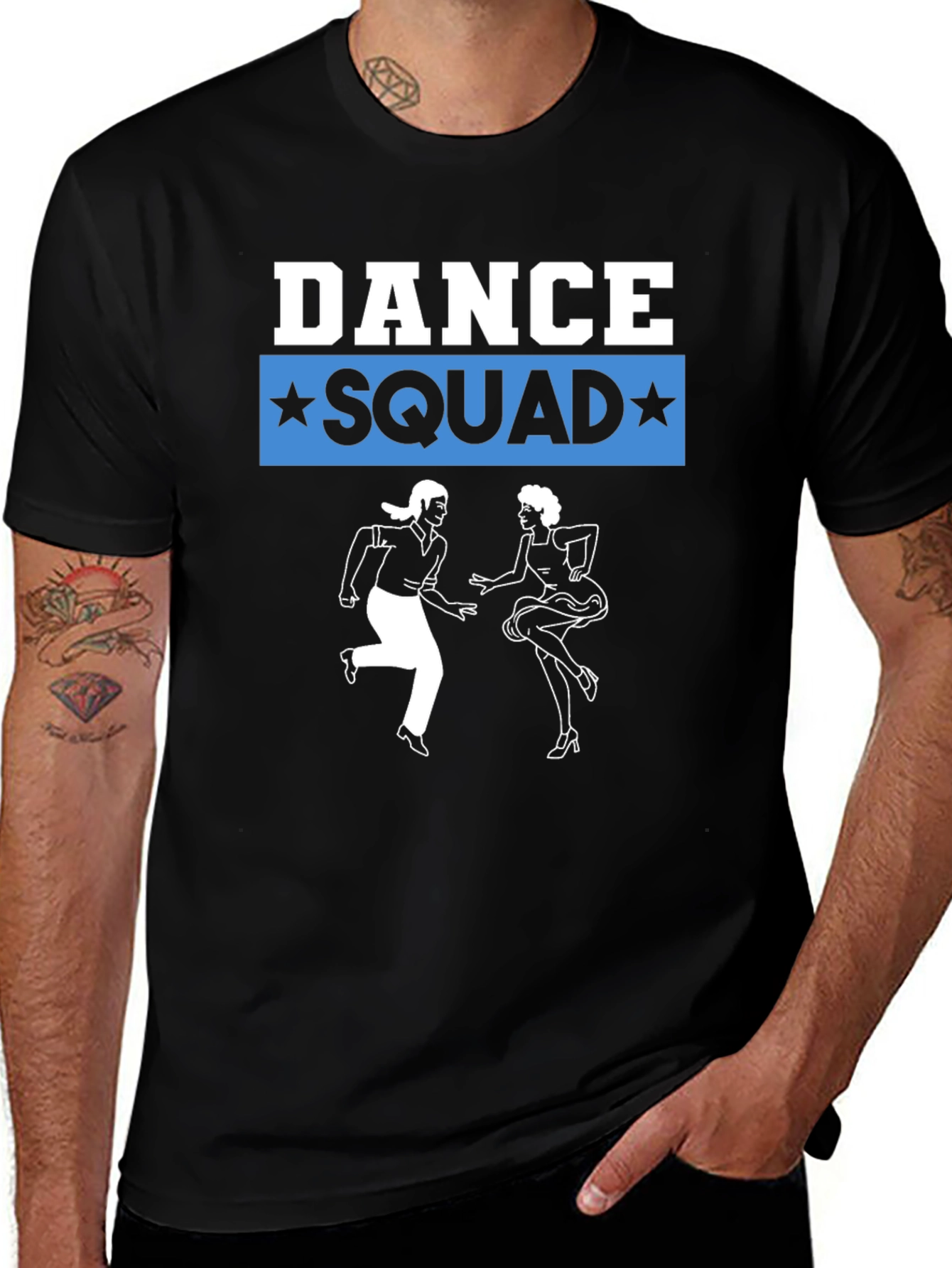 Dance Squad Graphic Tee - Black