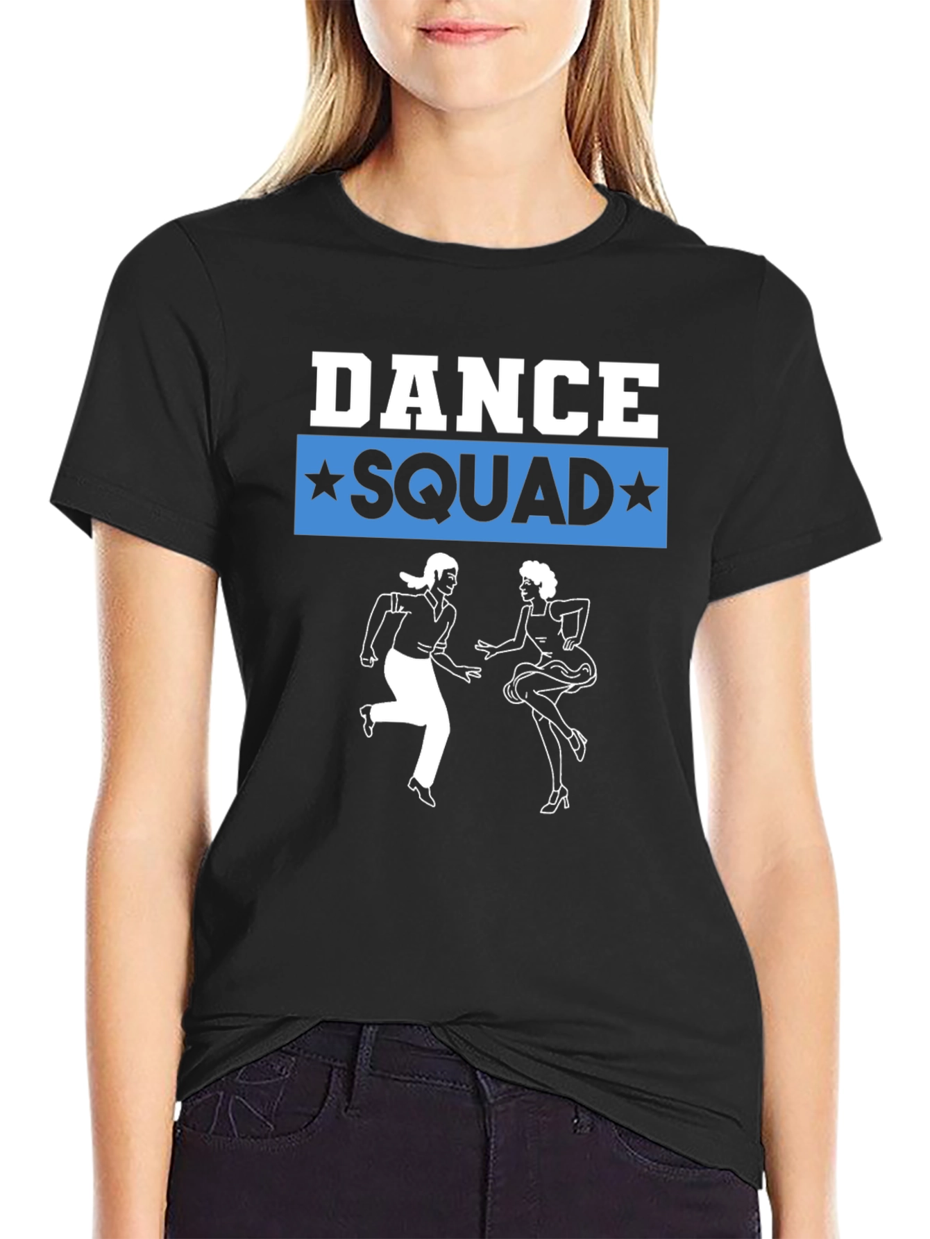 Dance Squad Graphic Tee - Black