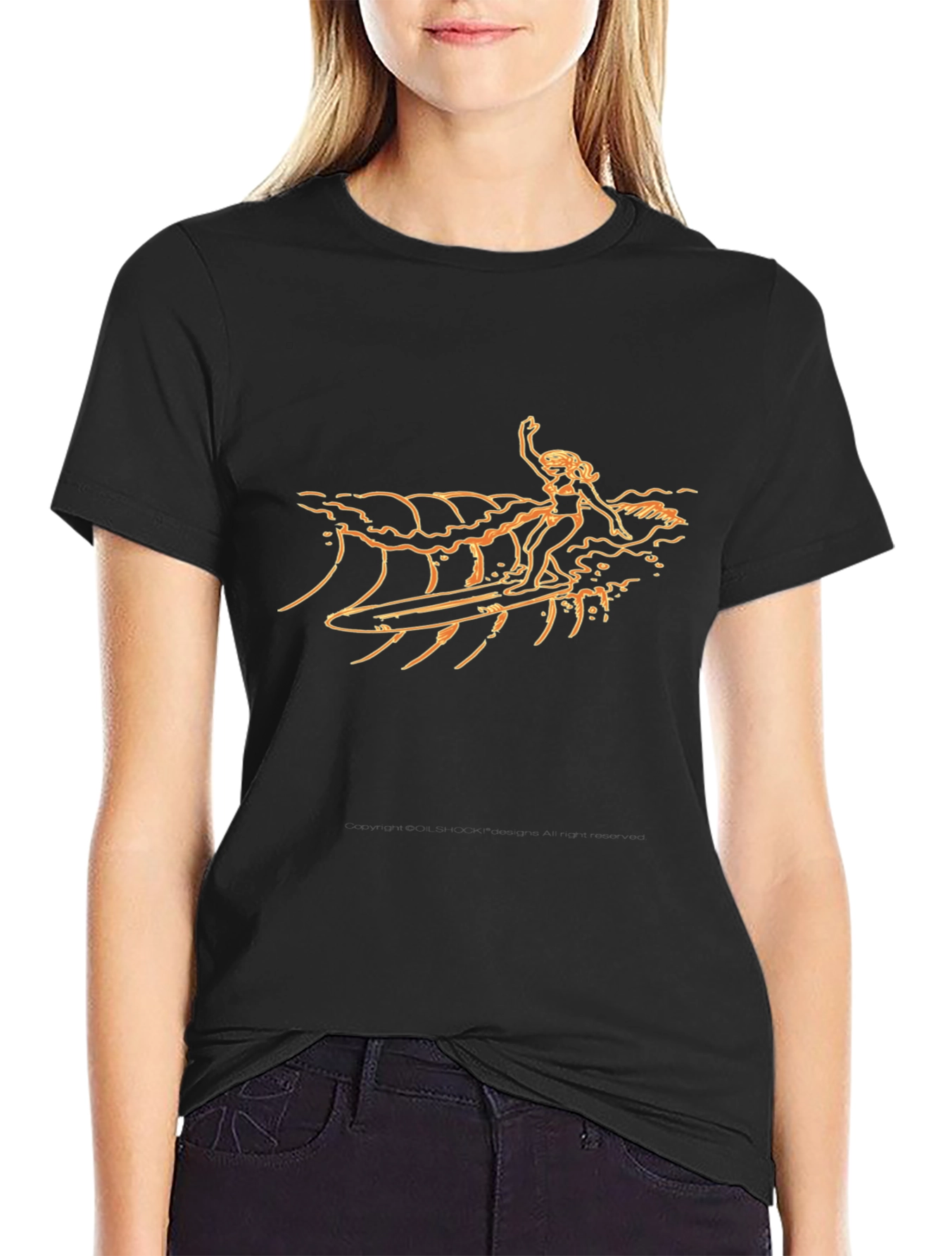 Surfer Girl Graphic T-Shirt
