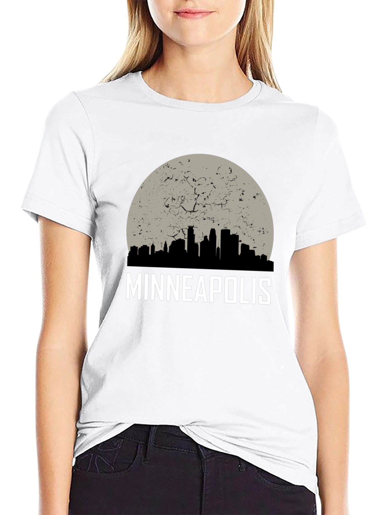 Minneapolis Skyline T-Shirt - Cityscape Graphic Tee