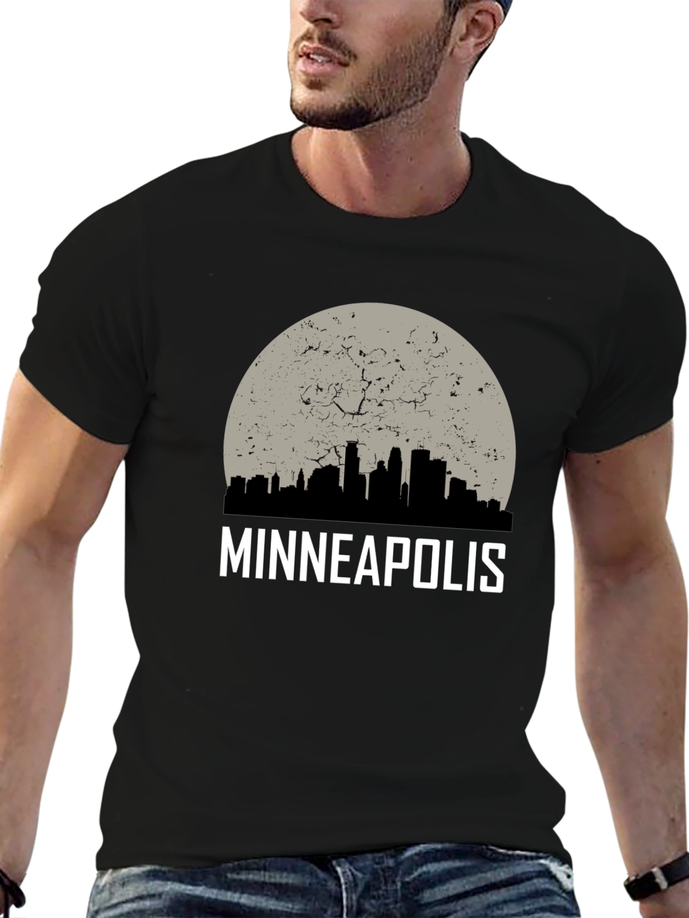 Minneapolis Skyline T-Shirt - Cityscape Graphic Tee