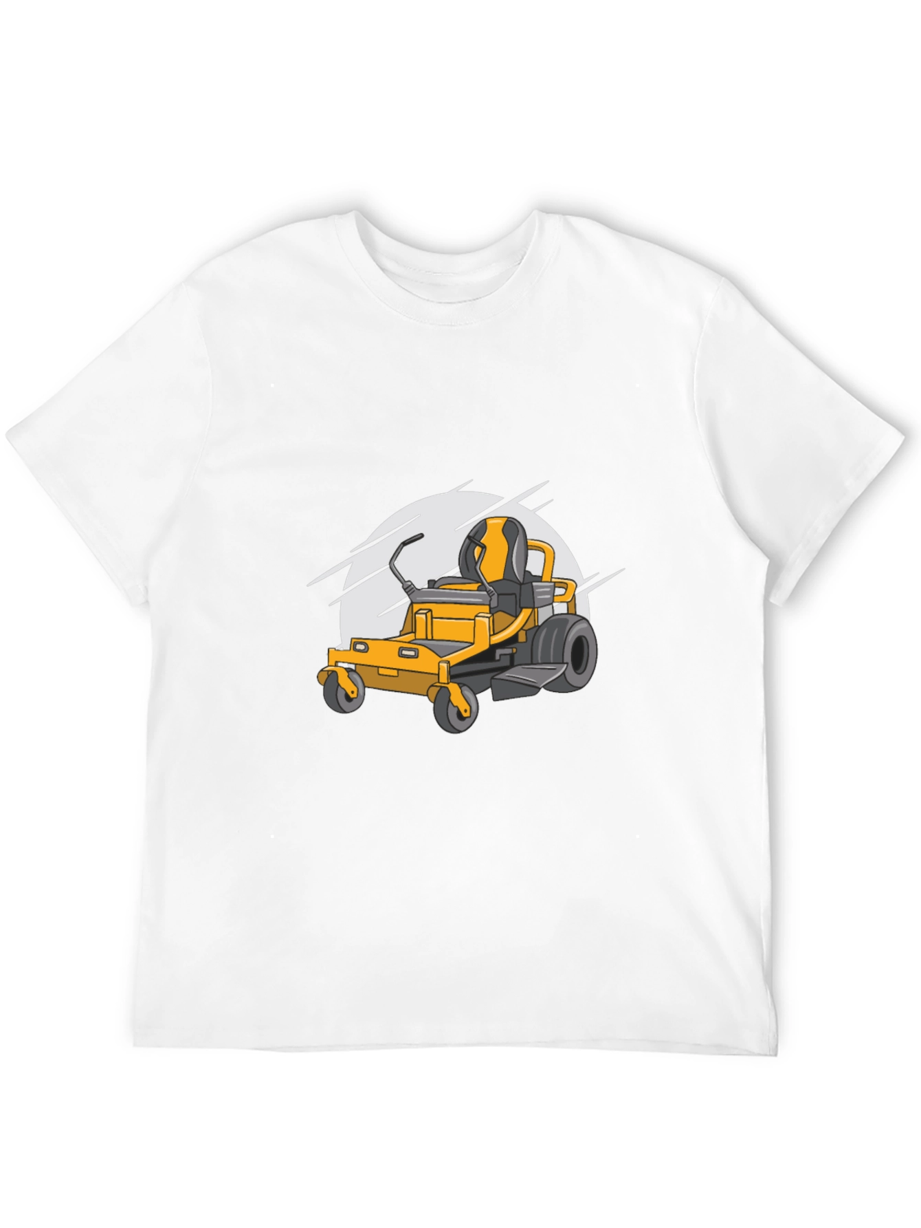 Ride-On Mower Graphic Tee - Black