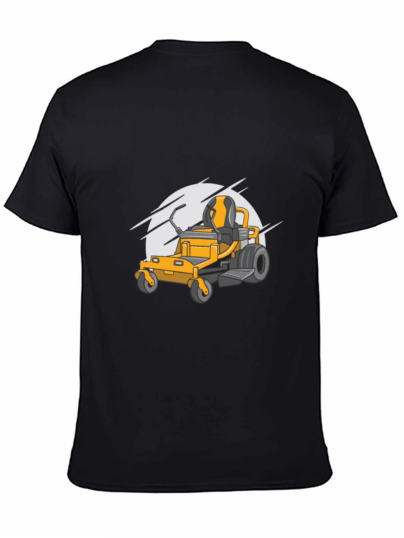 Ride-On Mower Graphic Tee - Black