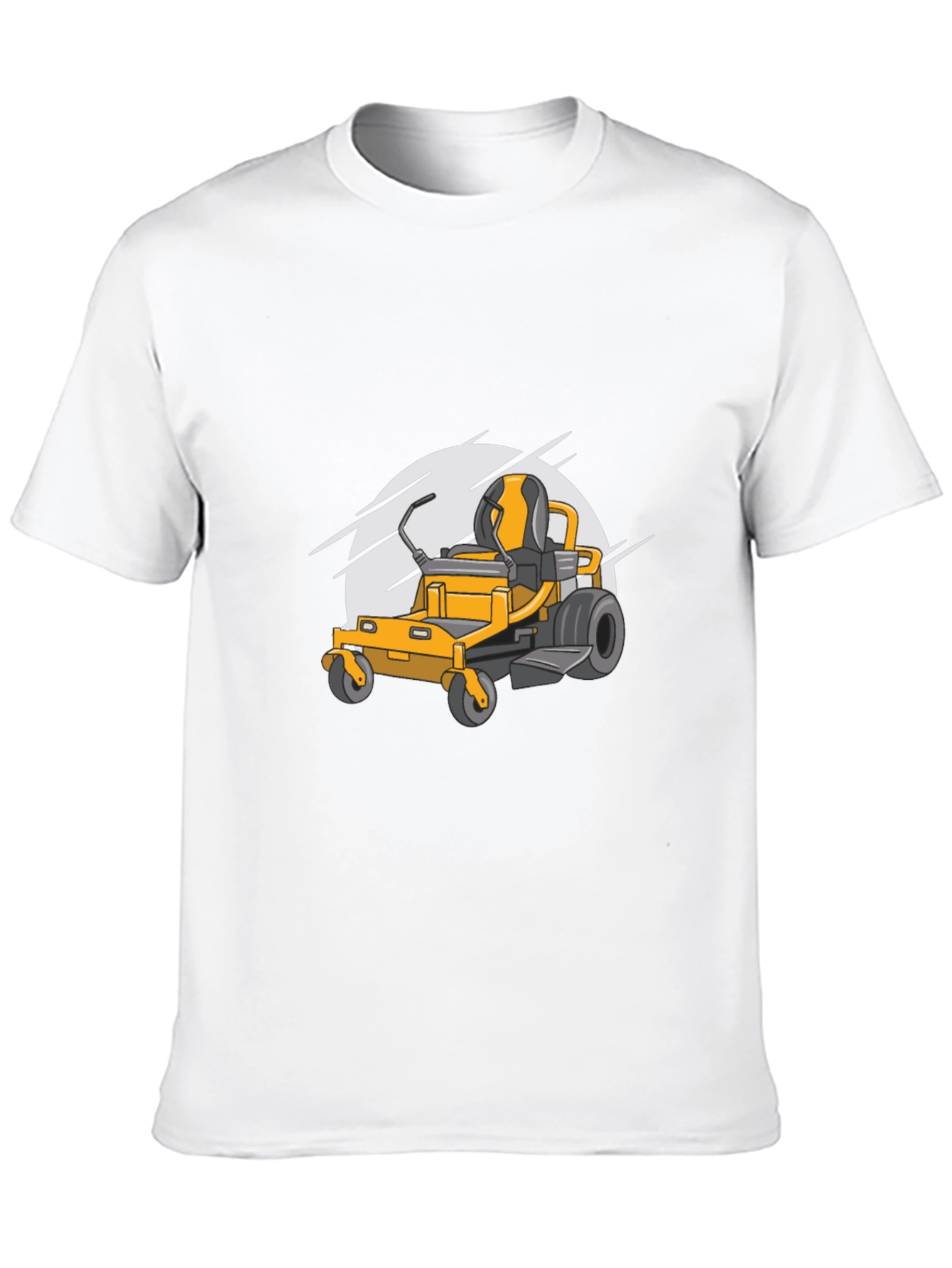 Ride-On Mower Graphic Tee - Black