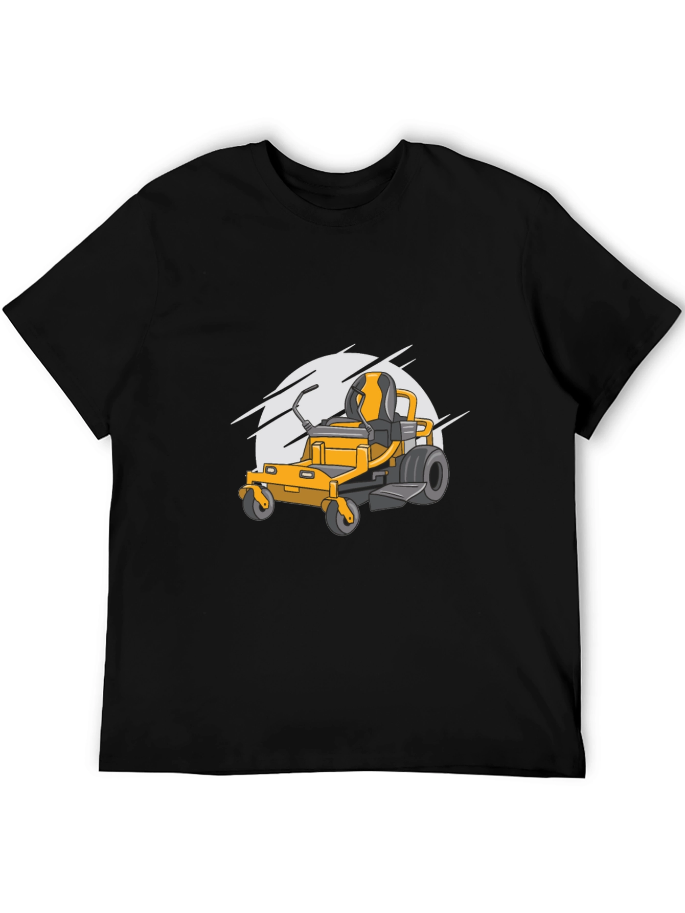 Ride-On Mower Graphic Tee - Black