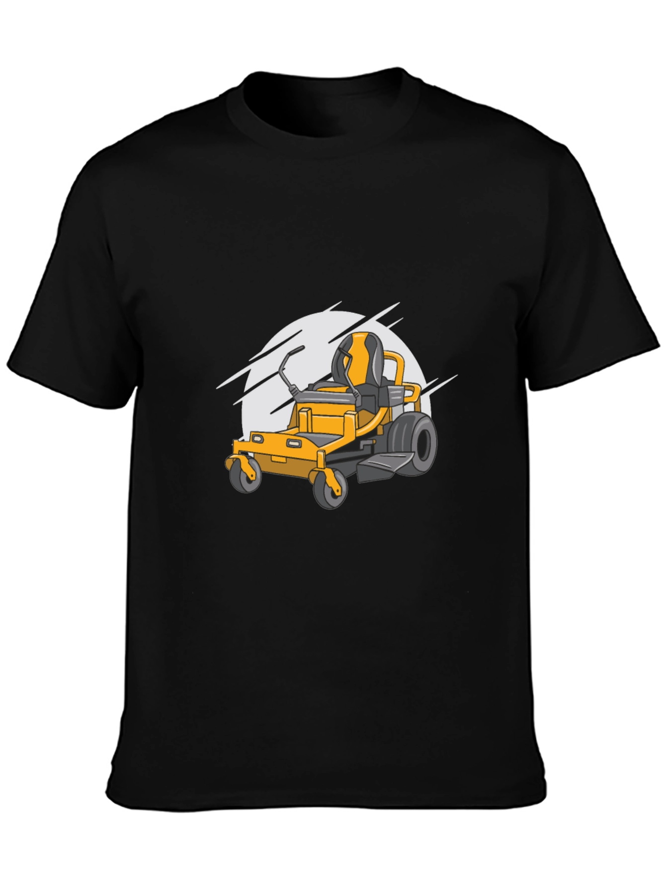 Ride-On Mower Graphic Tee - Black