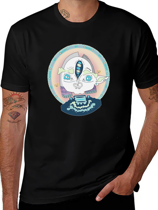 Unique Graphic Tee - Quirky Alien Design