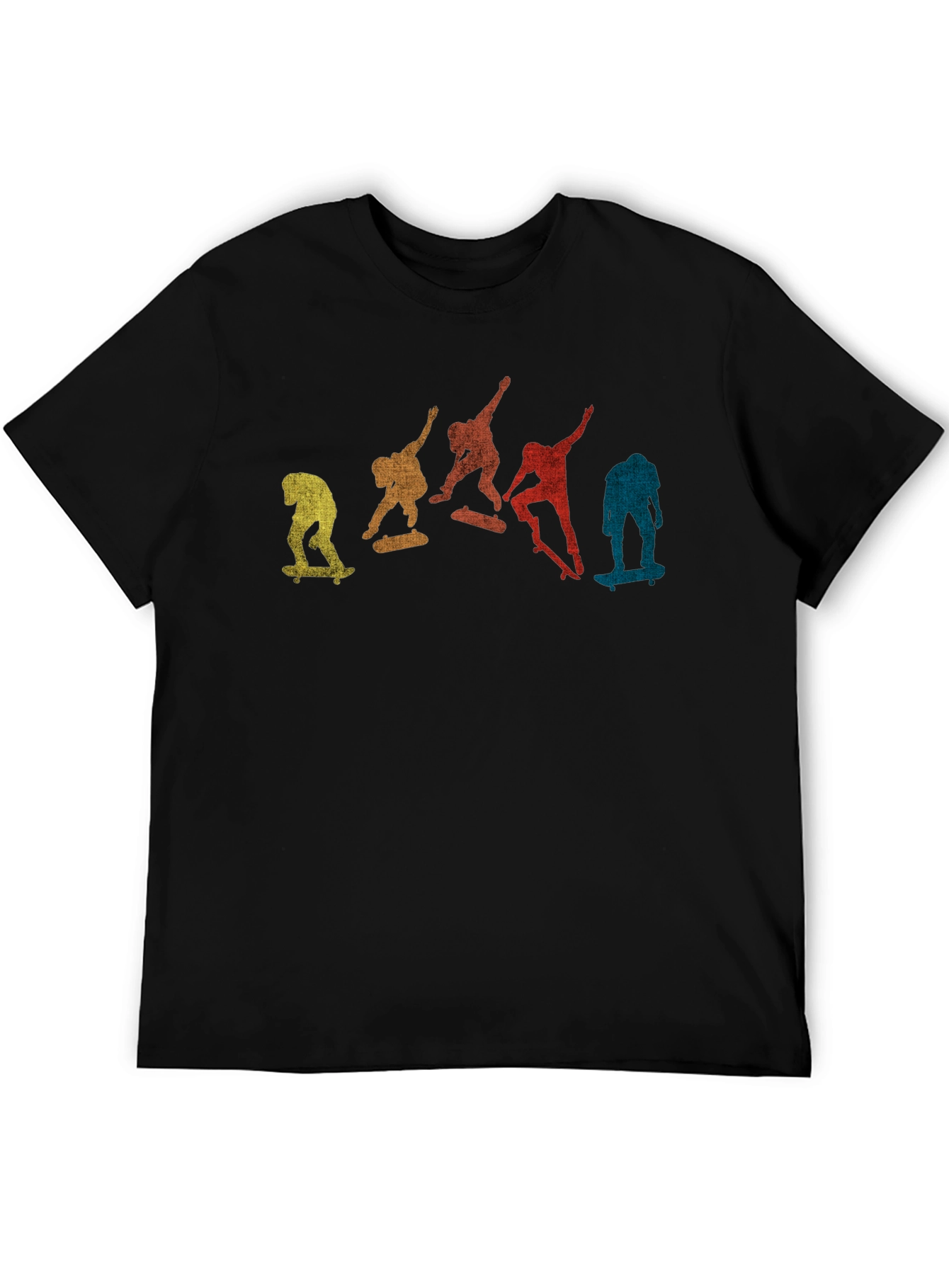Skateboarding Evolution T-Shirt - Retro Style