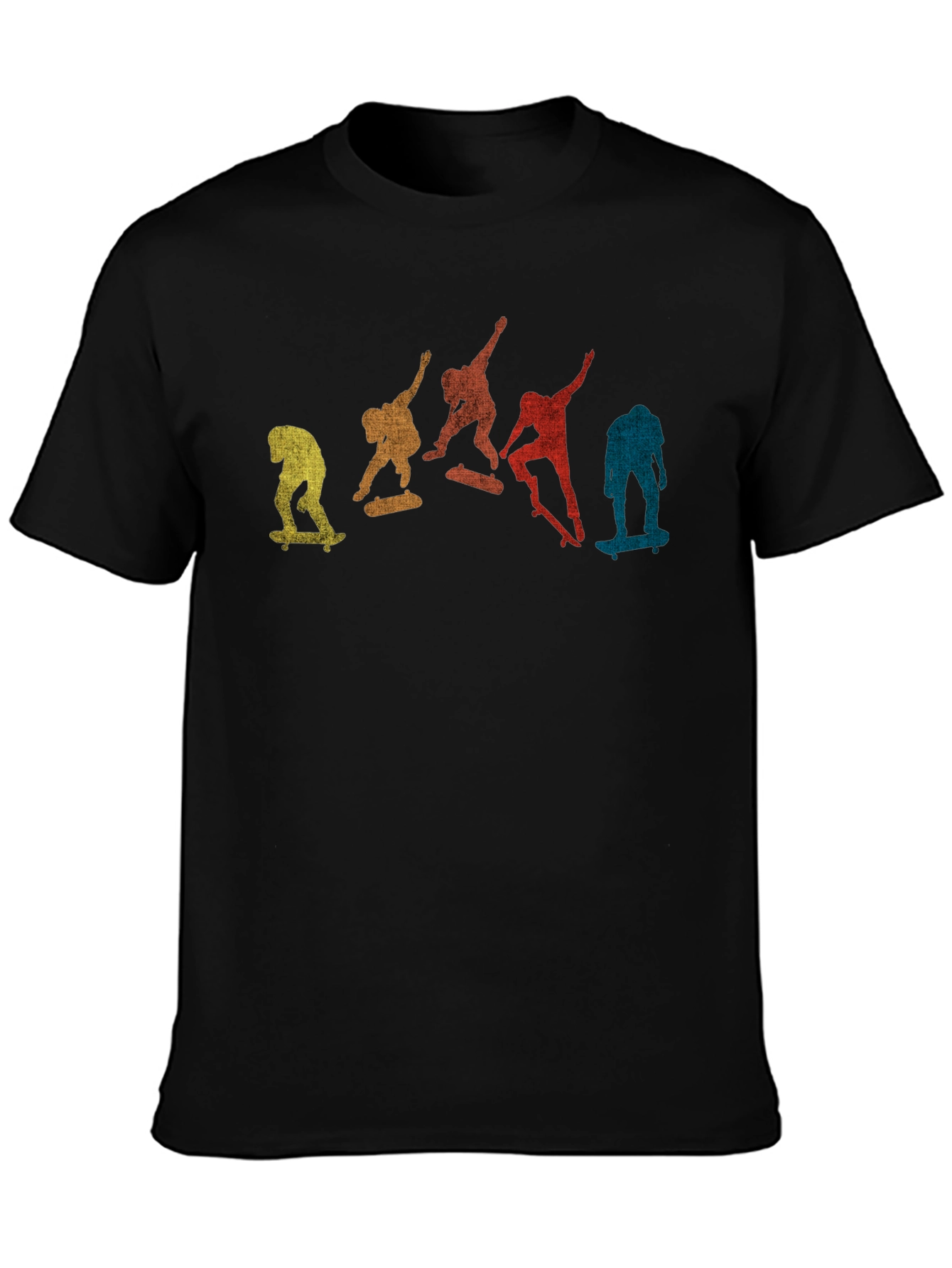 Skateboarding Evolution T-Shirt - Retro Style