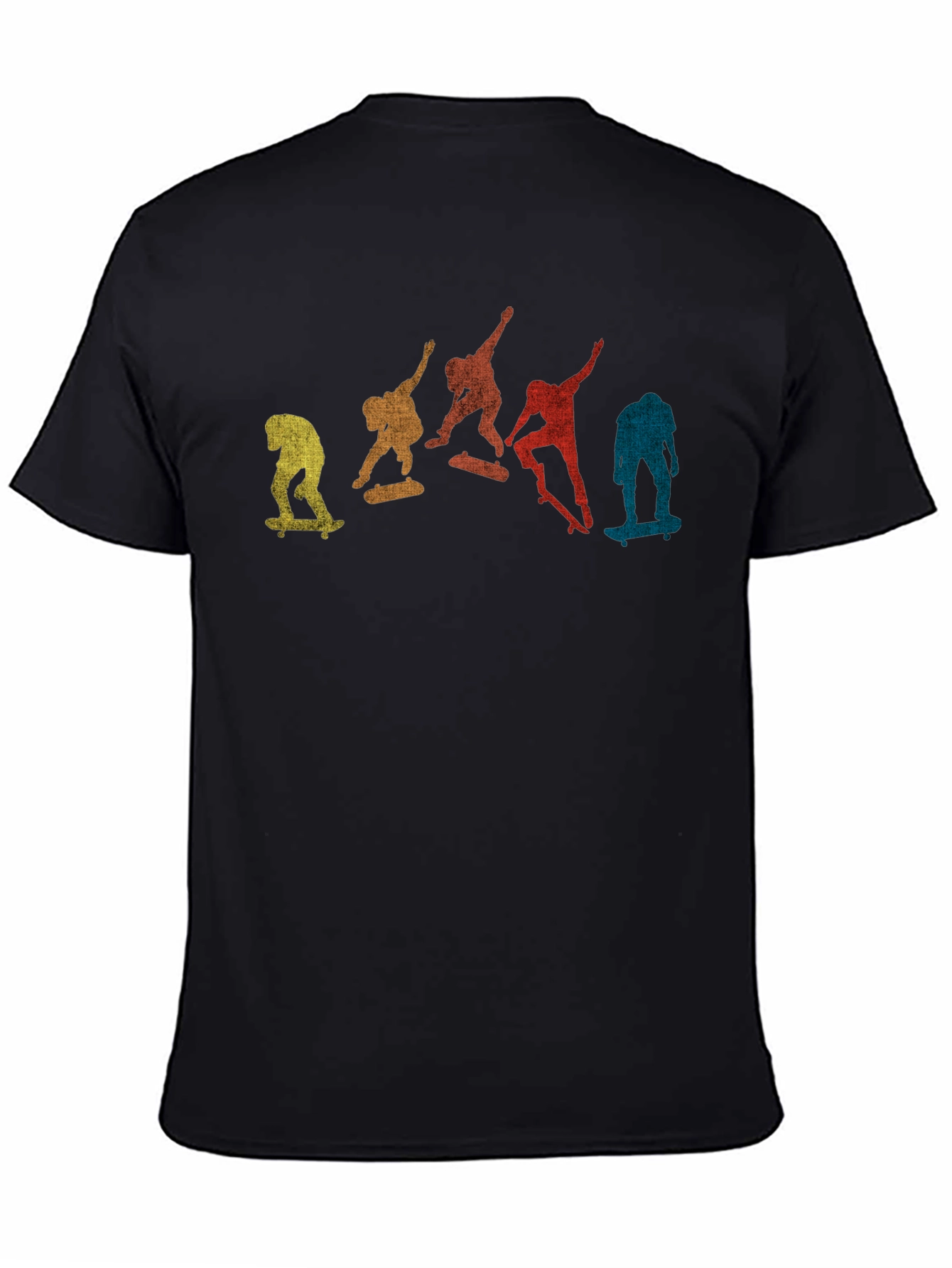 Skateboarding Evolution T-Shirt - Retro Style