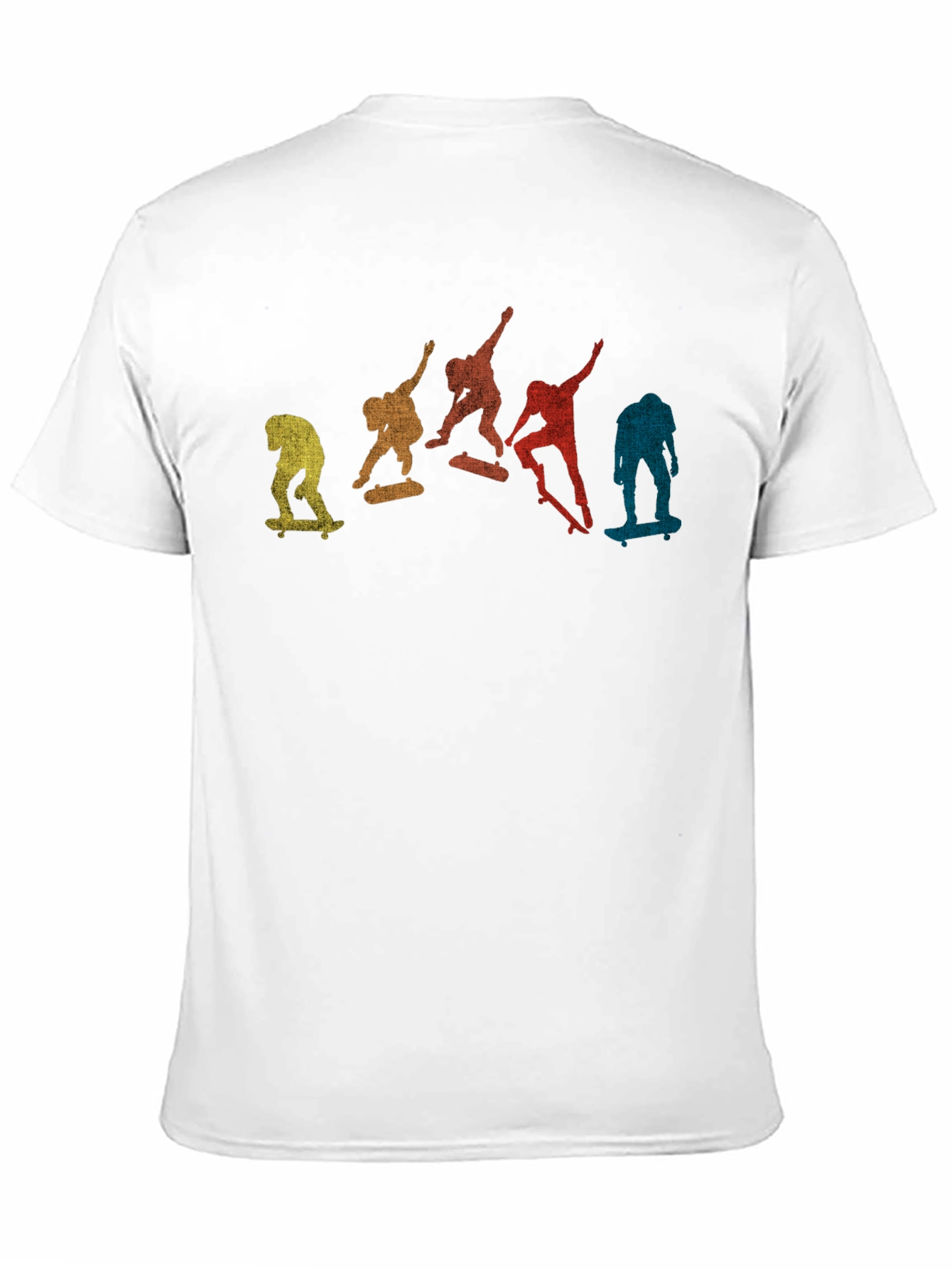 Skateboarding Evolution T-Shirt - Retro Style