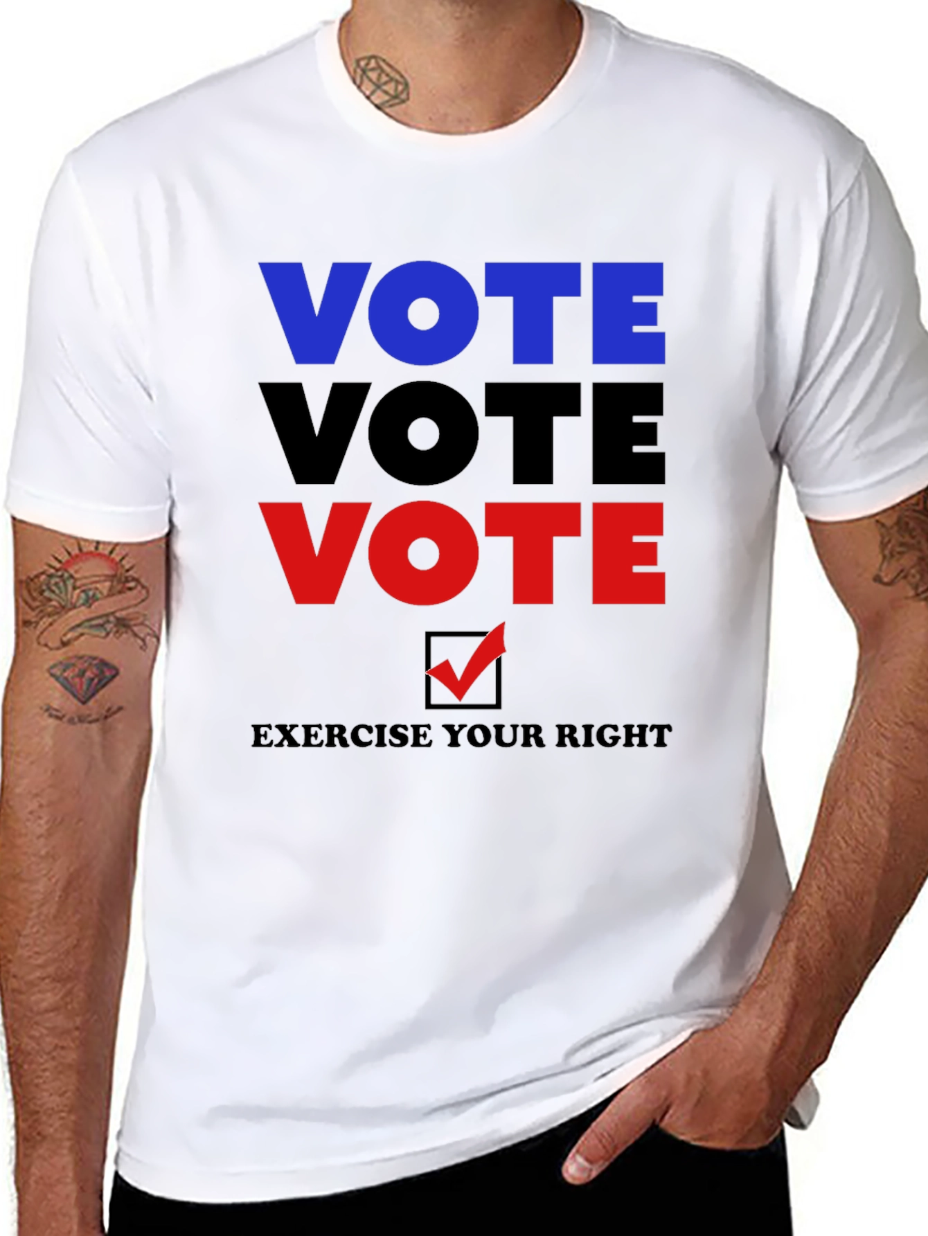 Vote Graphic Tee - Exercise Your Right!
