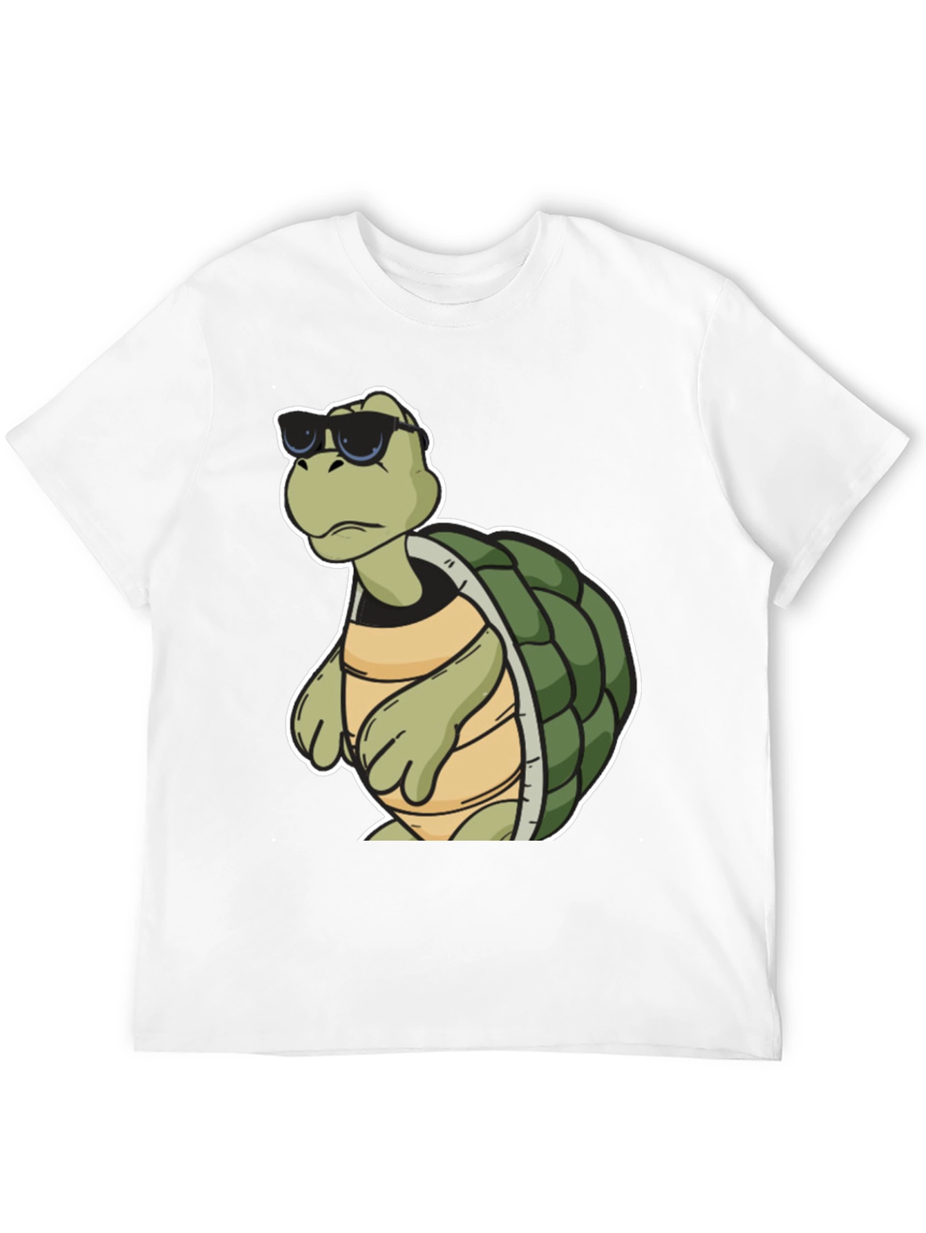 Cool Turtle Graphic Tee - Black T-Shirt