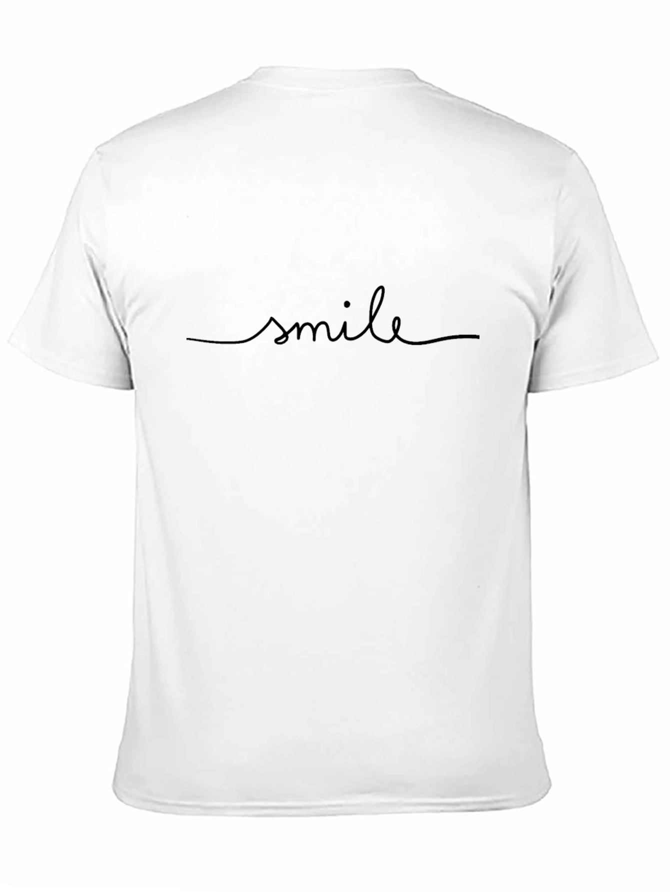 Smile Script Black Graphic Tee