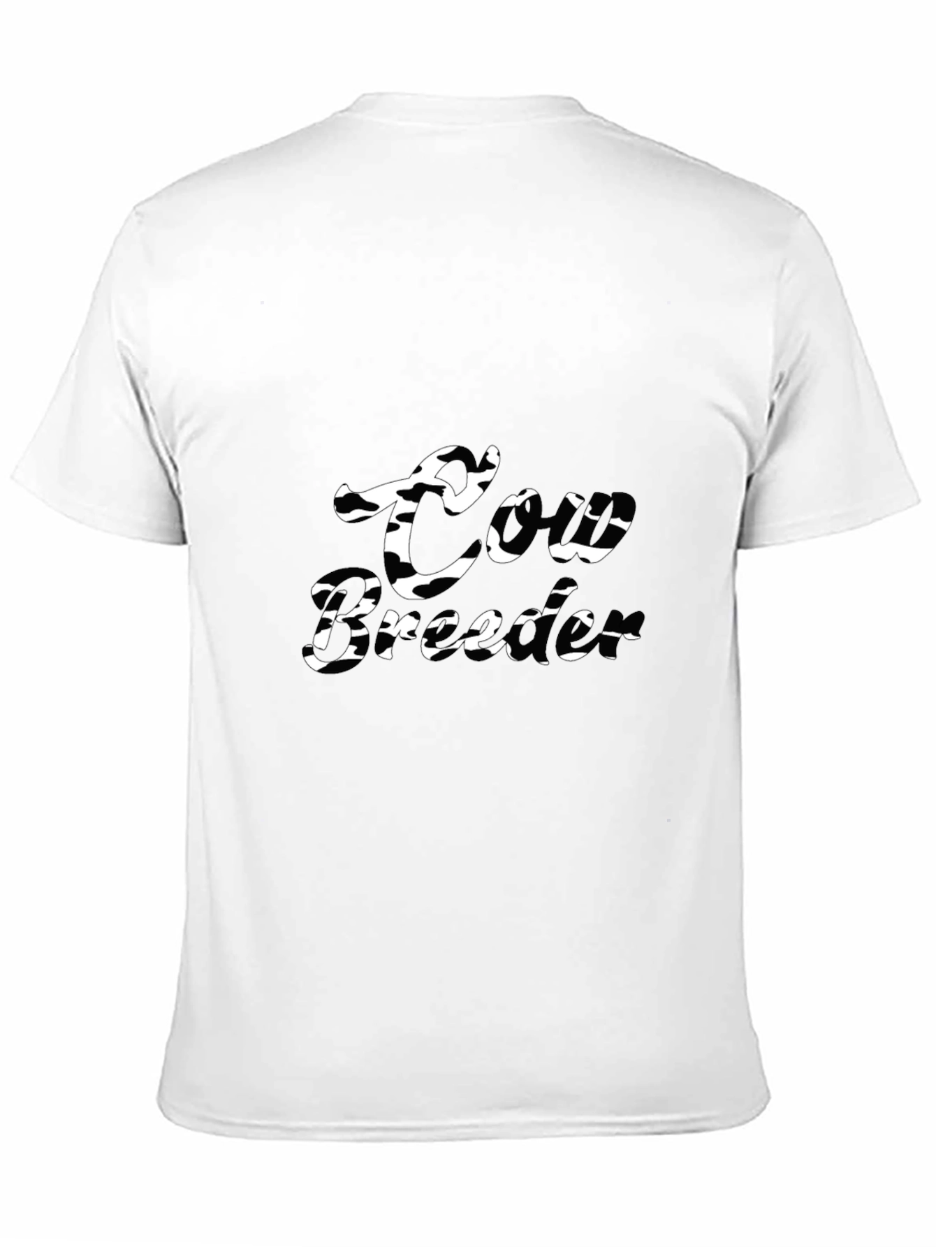 Cow Breeder Black Graphic Tee