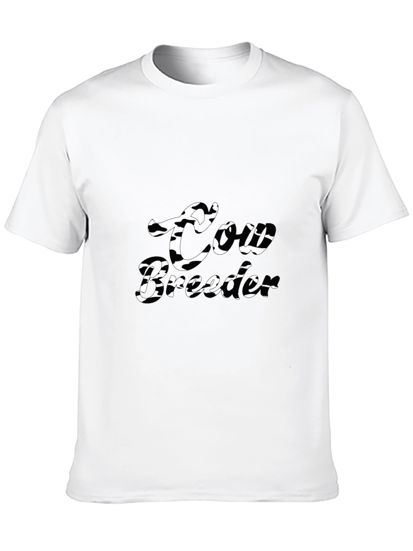 Cow Breeder Black Graphic Tee