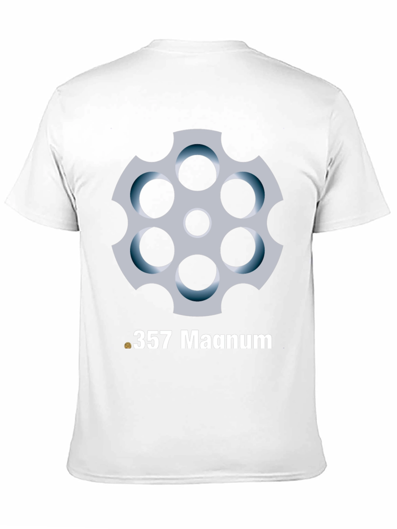 .357 Magnum T-Shirt - Revolver Cylinder Graphic Tee