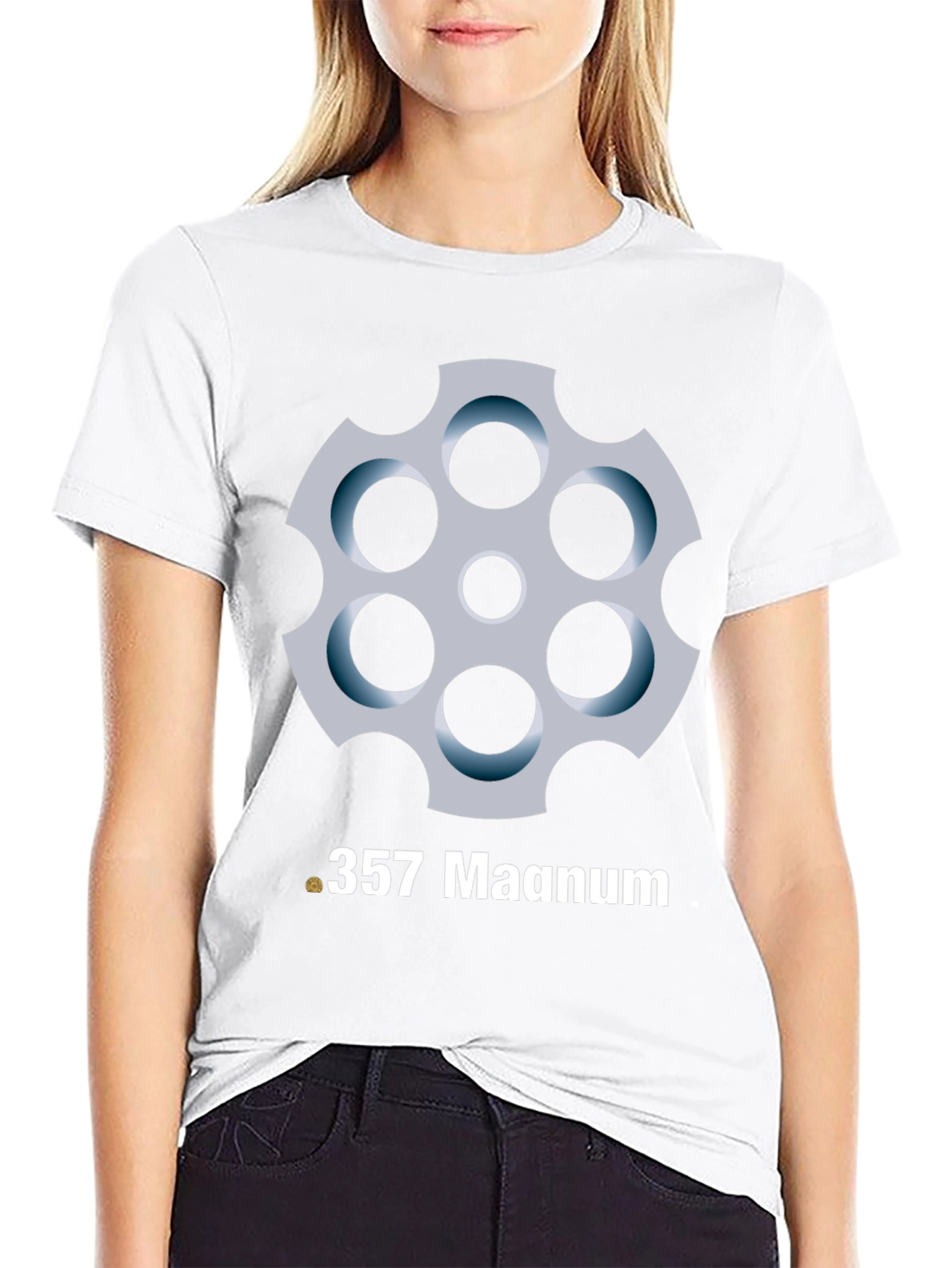 .357 Magnum T-Shirt - Revolver Cylinder Graphic Tee