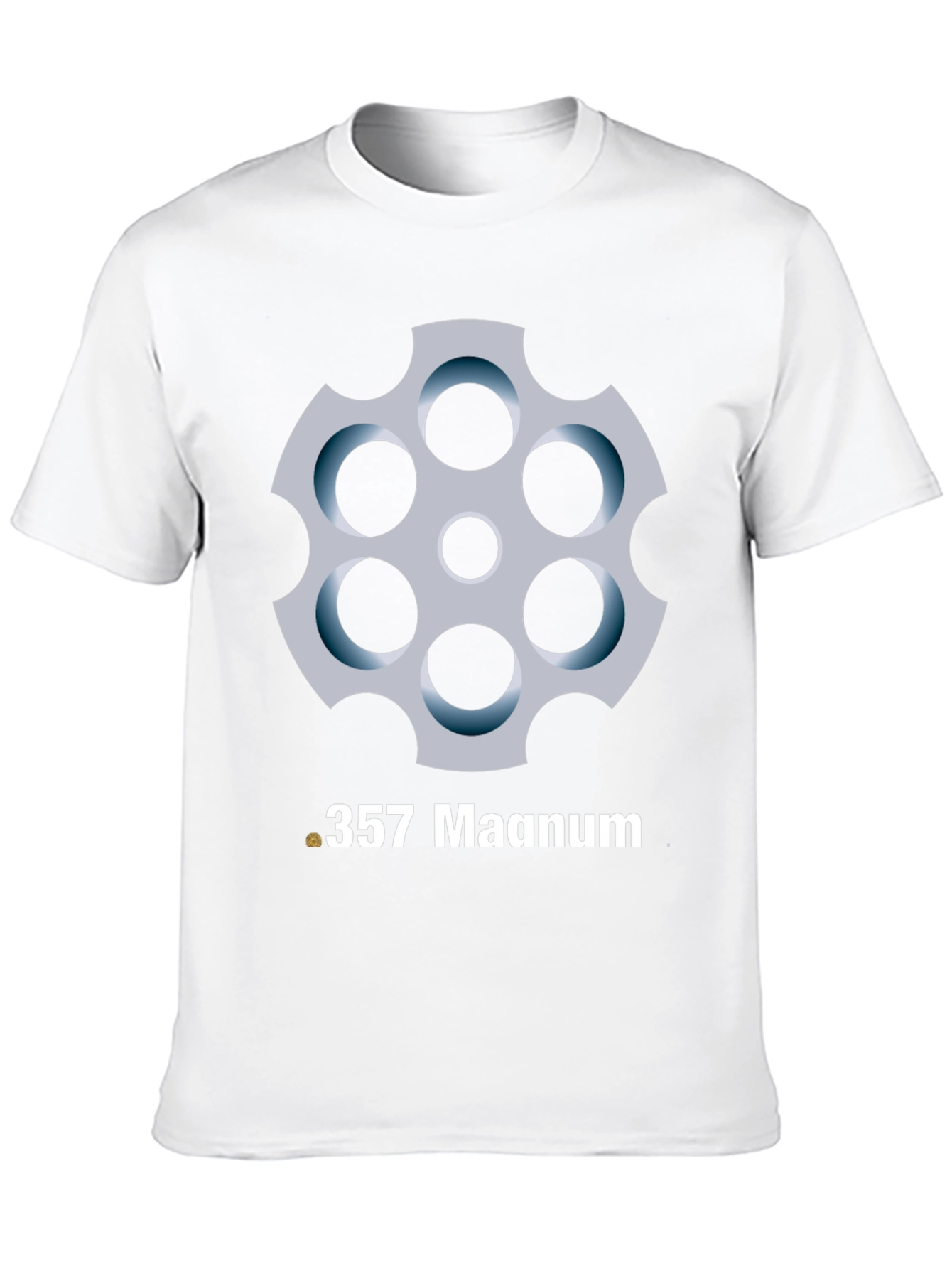 .357 Magnum T-Shirt - Revolver Cylinder Graphic Tee
