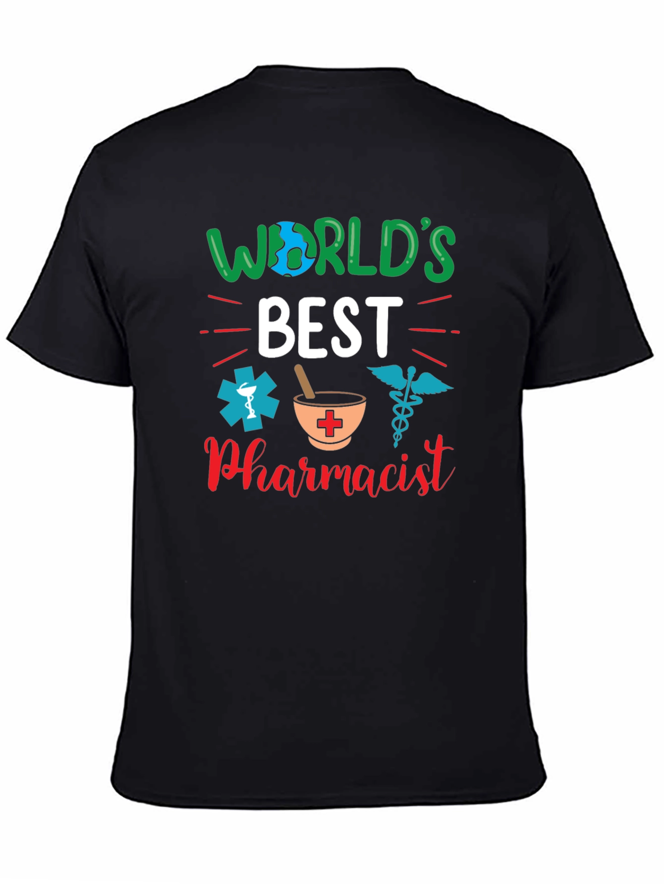 Worlds Best Pharmacist Graphic T-Shirt
