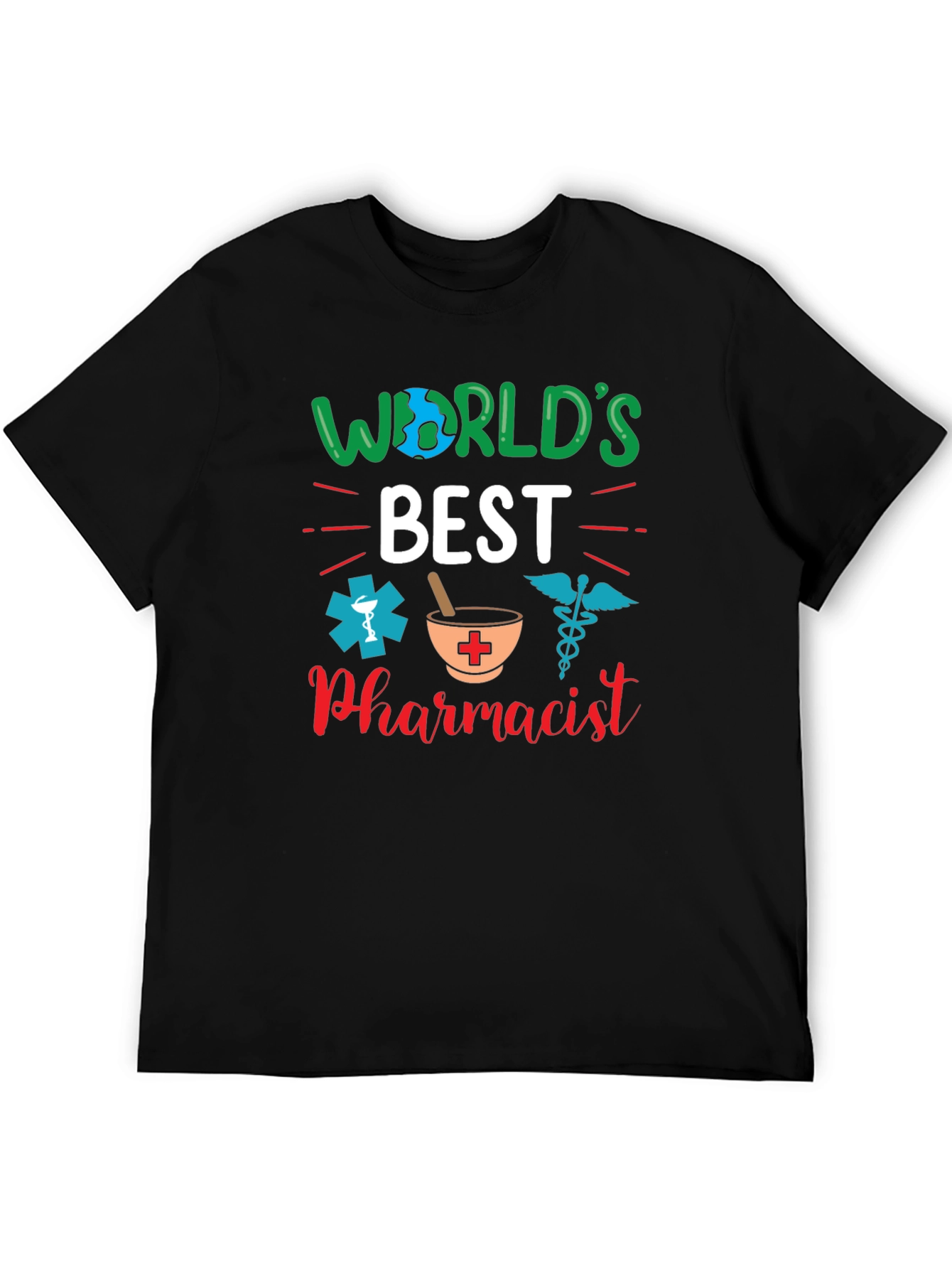 Worlds Best Pharmacist Graphic T-Shirt