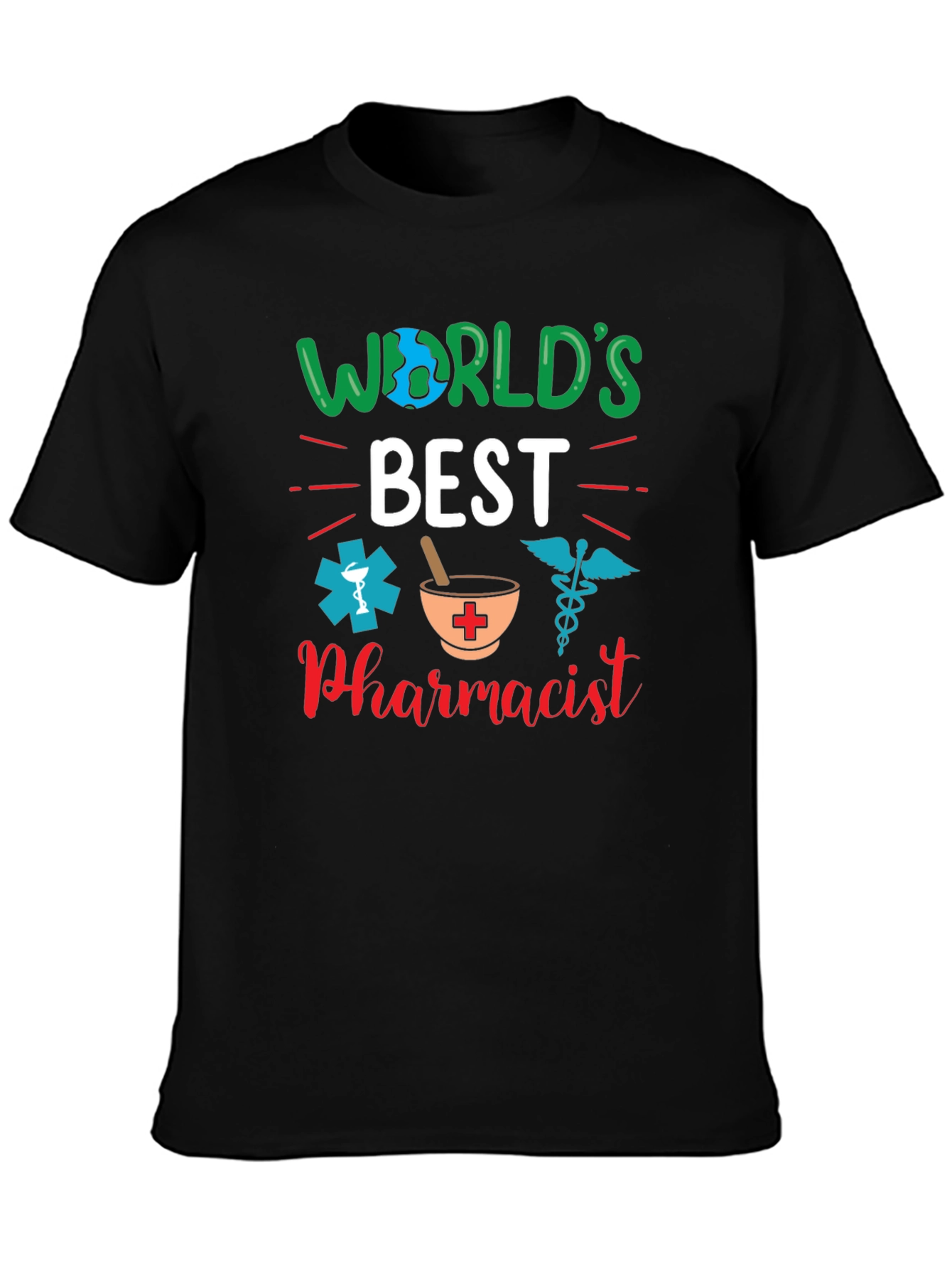 Worlds Best Pharmacist Graphic T-Shirt