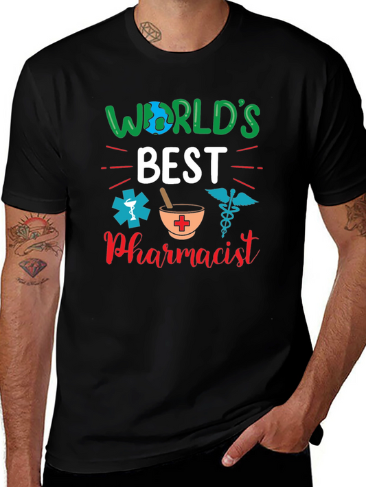 Worlds Best Pharmacist Graphic T-Shirt