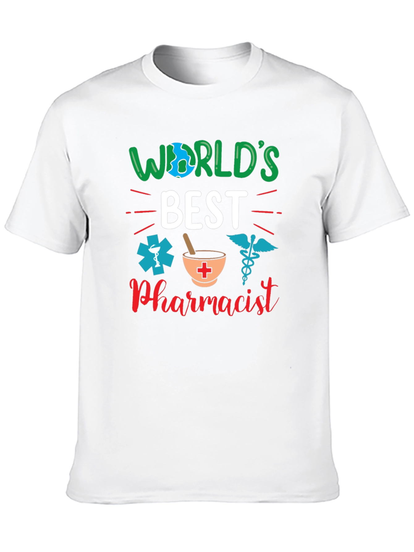 Worlds Best Pharmacist Graphic T-Shirt