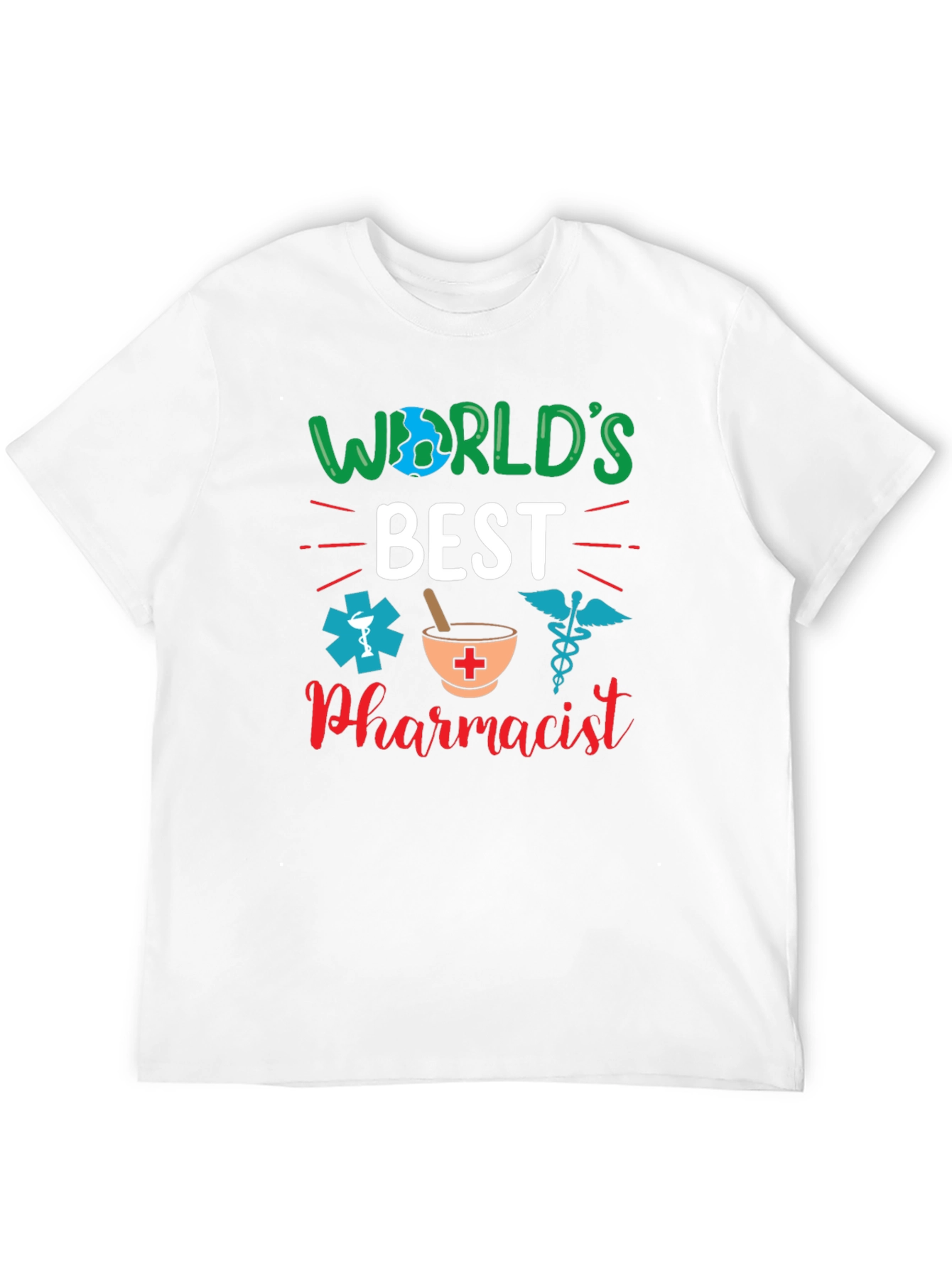 Worlds Best Pharmacist Graphic T-Shirt