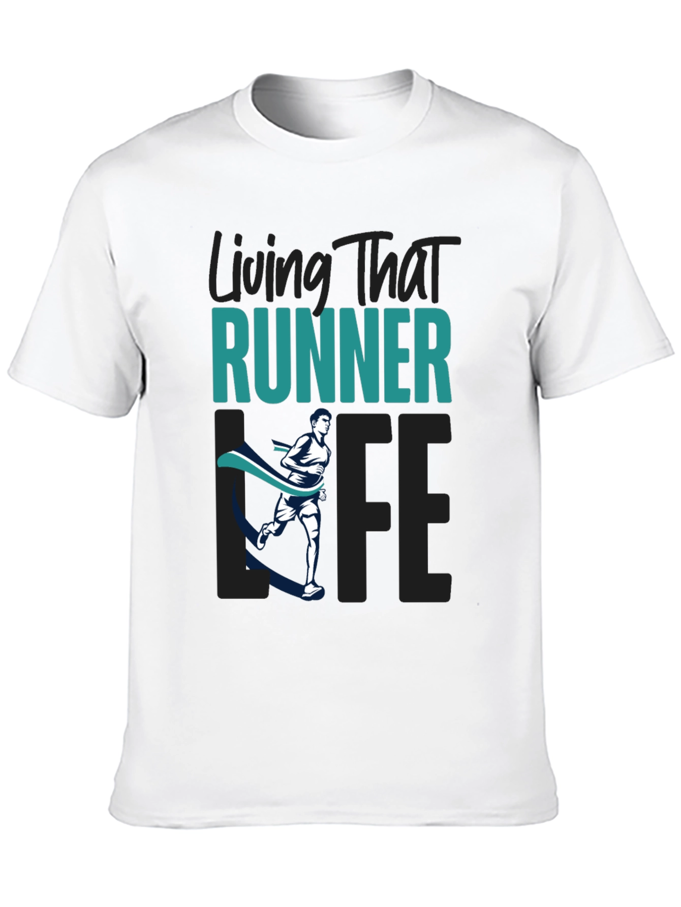 Living That Runner Life T-Shirt - Mens Graphic Tee