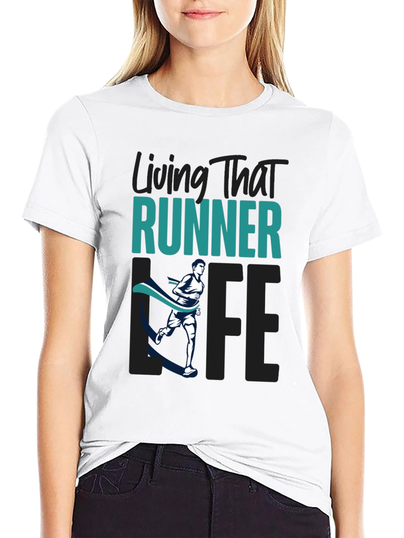 Living That Runner Life T-Shirt - Mens Graphic Tee
