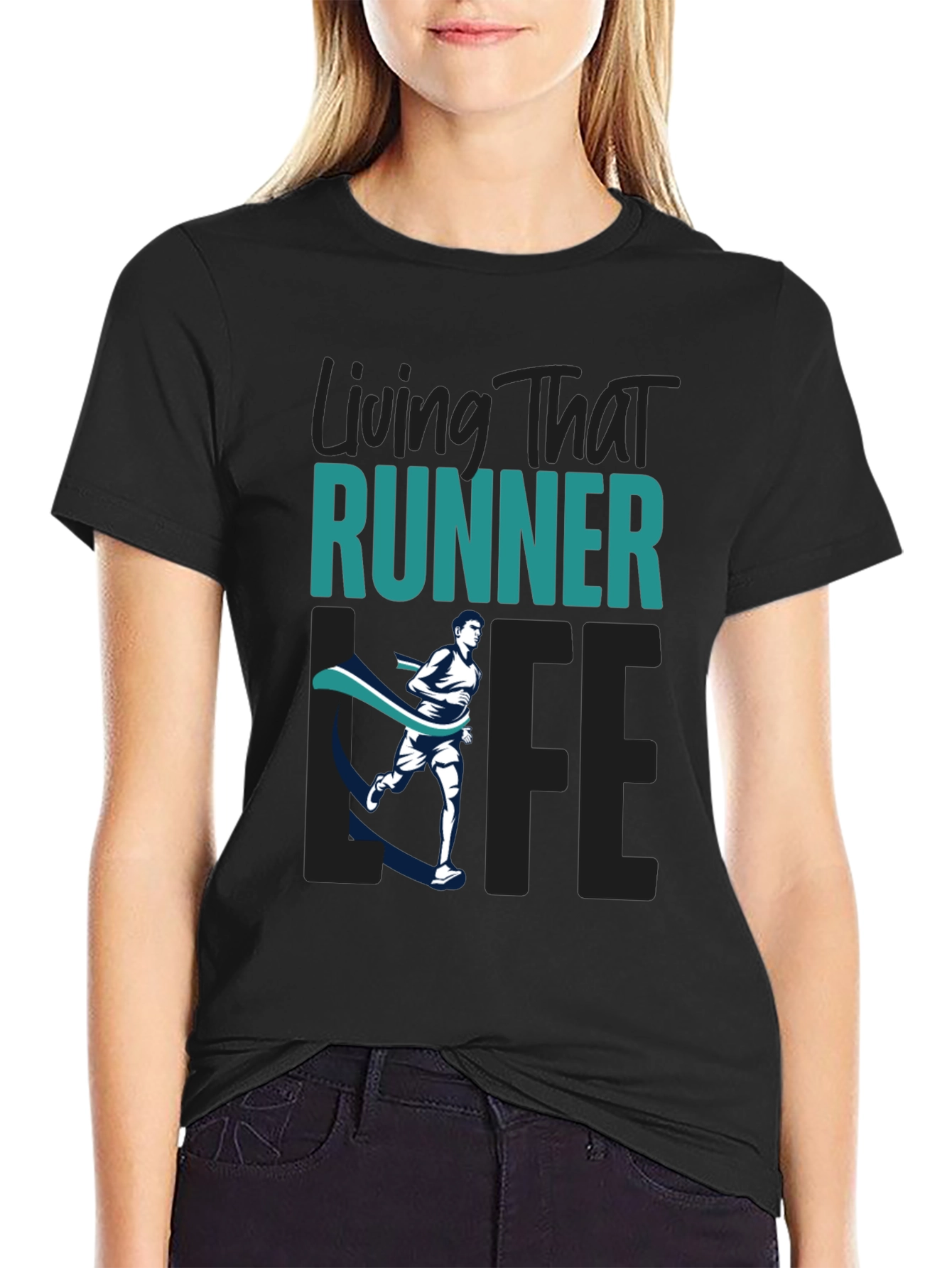 Living That Runner Life T-Shirt - Mens Graphic Tee