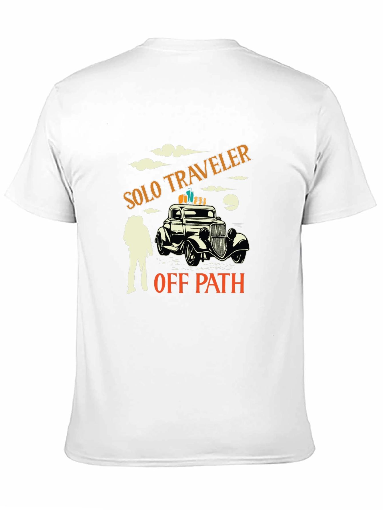 Solo Traveler Black Graphic Tee