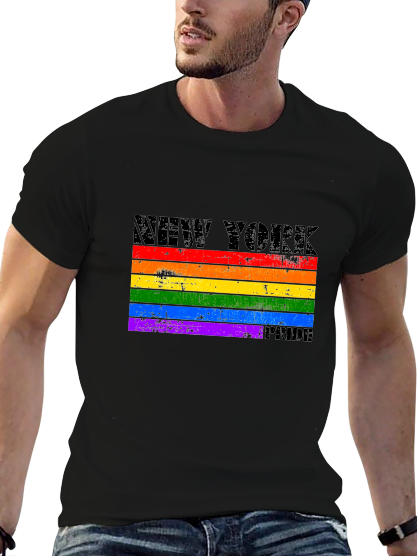 New York Pride Rainbow Graphic Tee