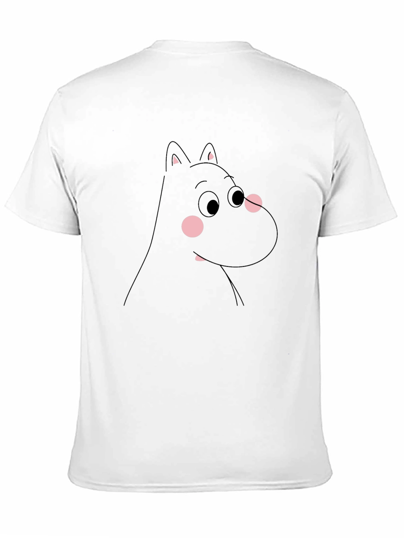 Moomin T-Shirt - Black Cartoon Character Tee