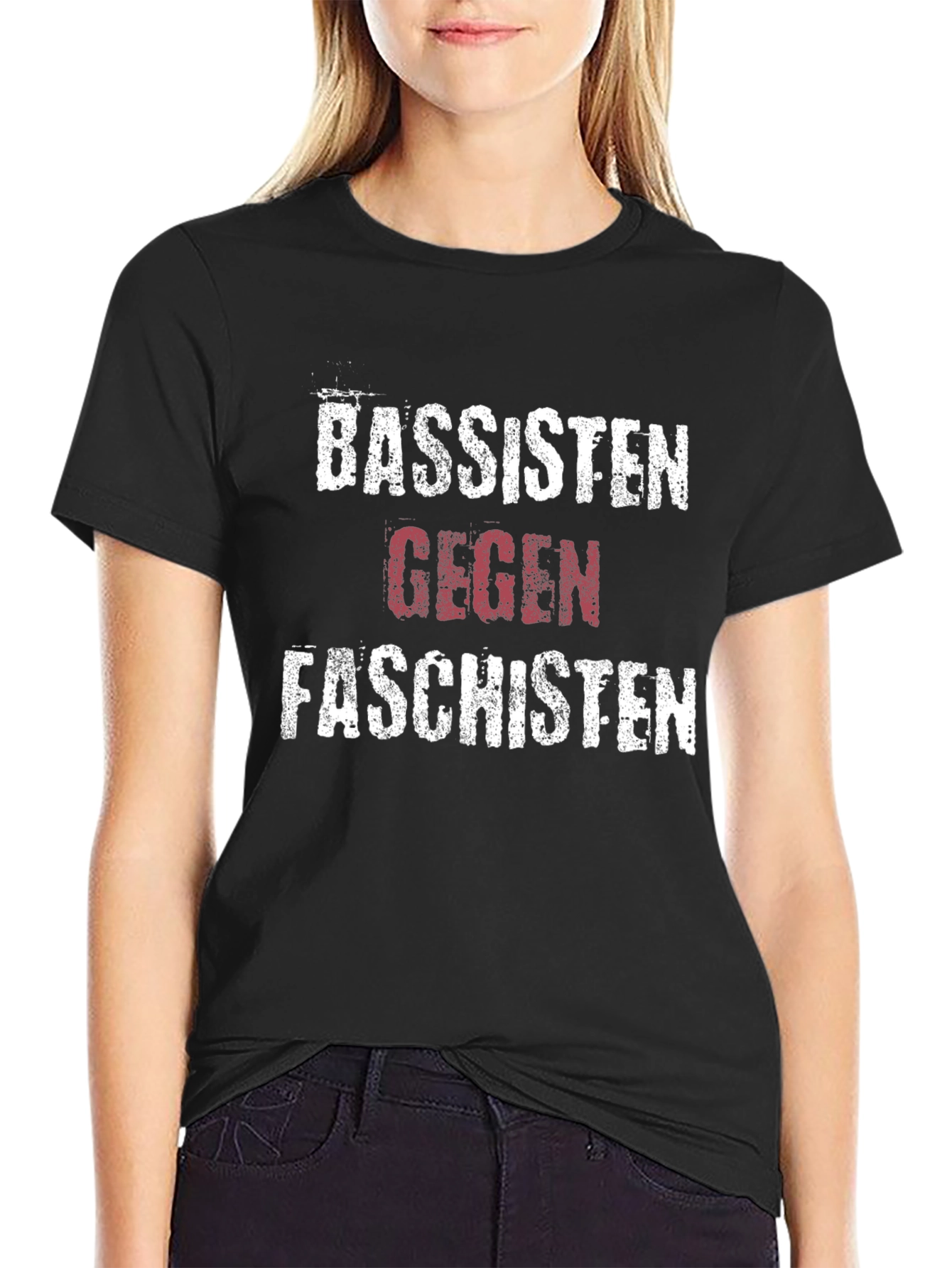BASSISTEN GEGEN FASCHISTEN Graphic T-Shirt