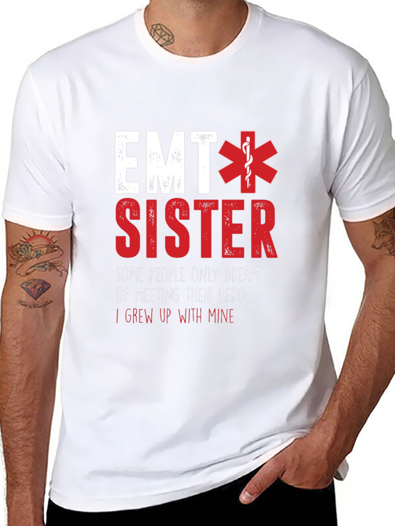 EMT Sister T-Shirt - Hero Family Tee