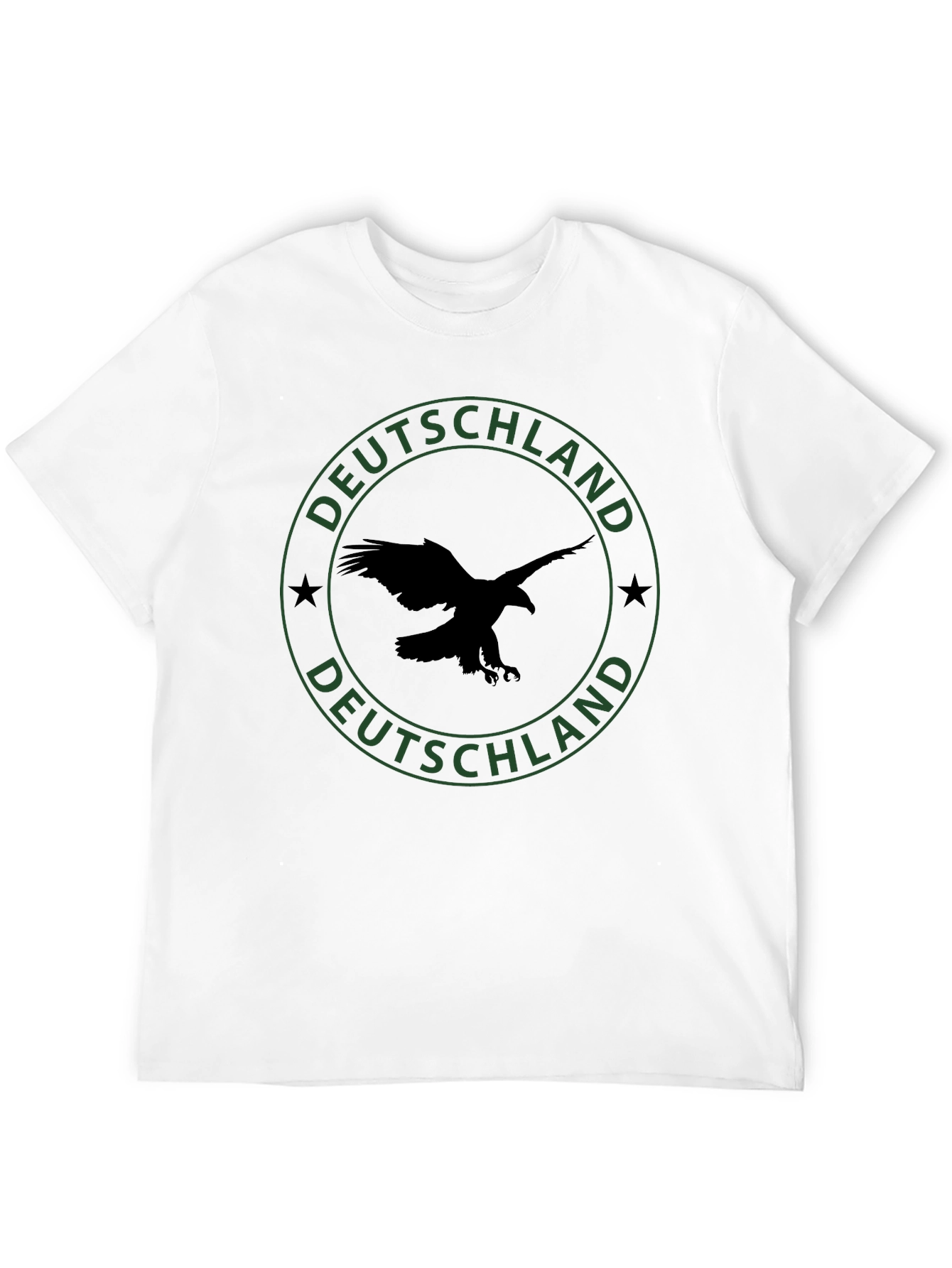 Deutschland Eagle Graphic Tee - Black