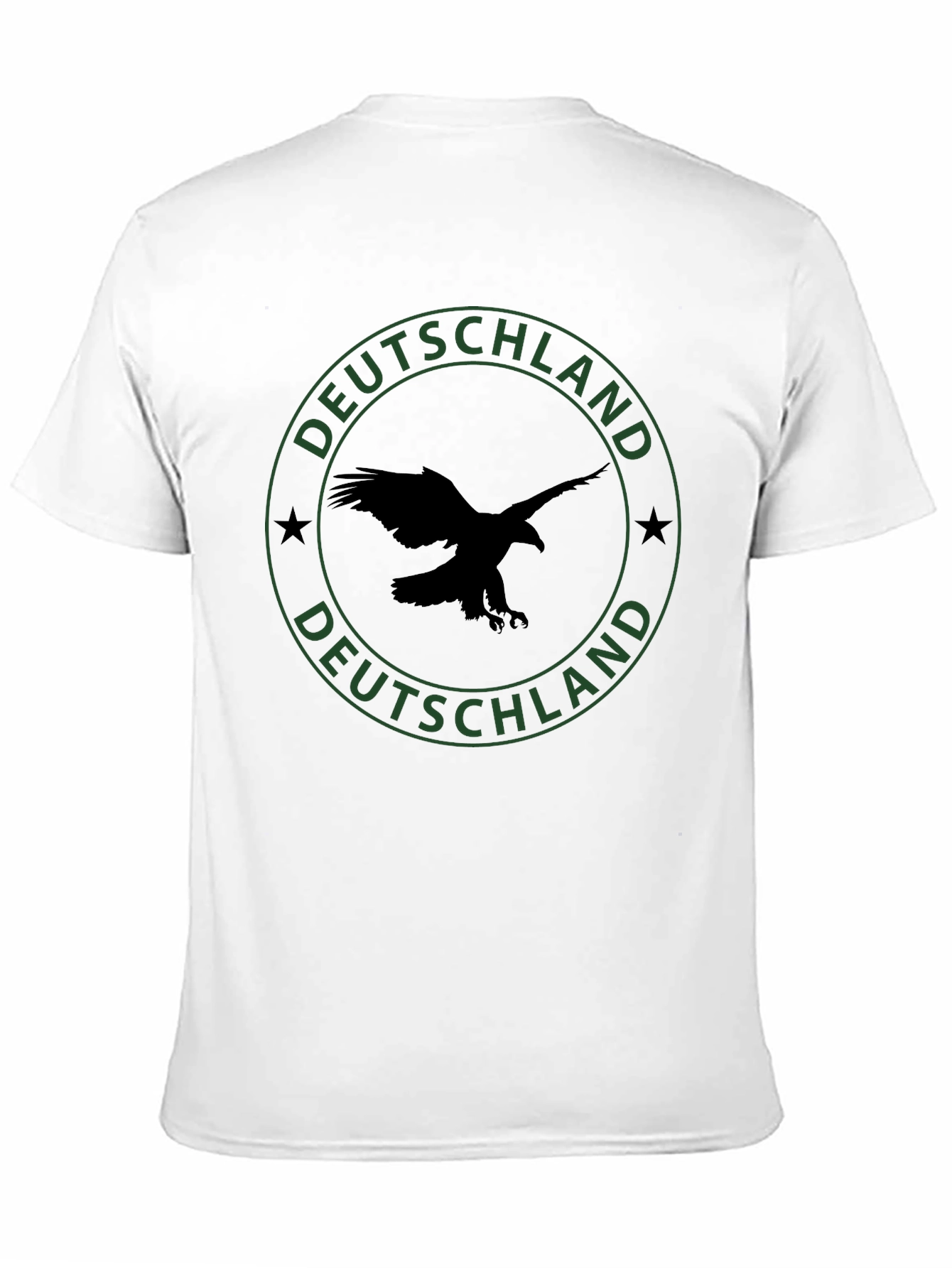 Deutschland Eagle Graphic Tee - Black