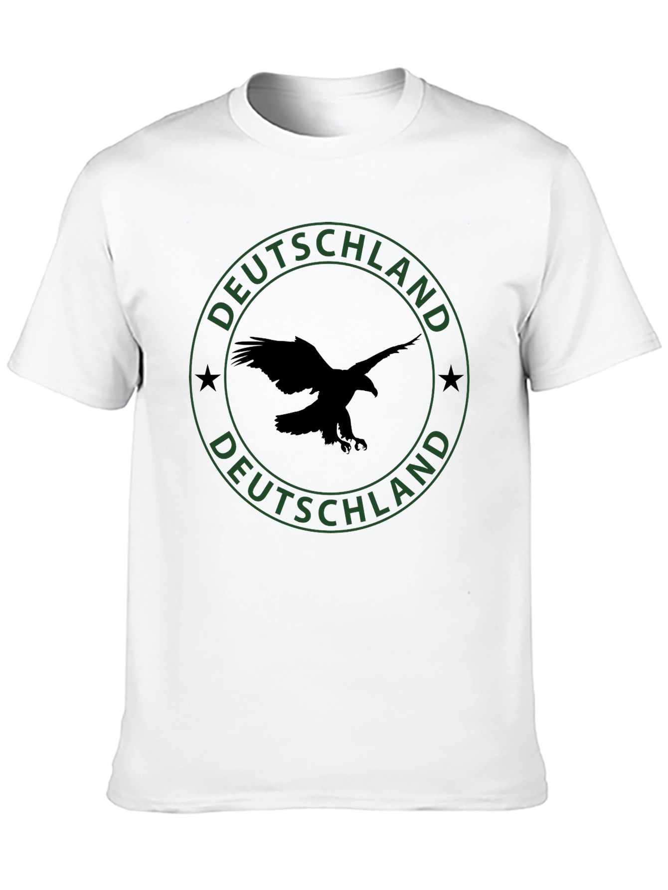 Deutschland Eagle Graphic Tee - Black