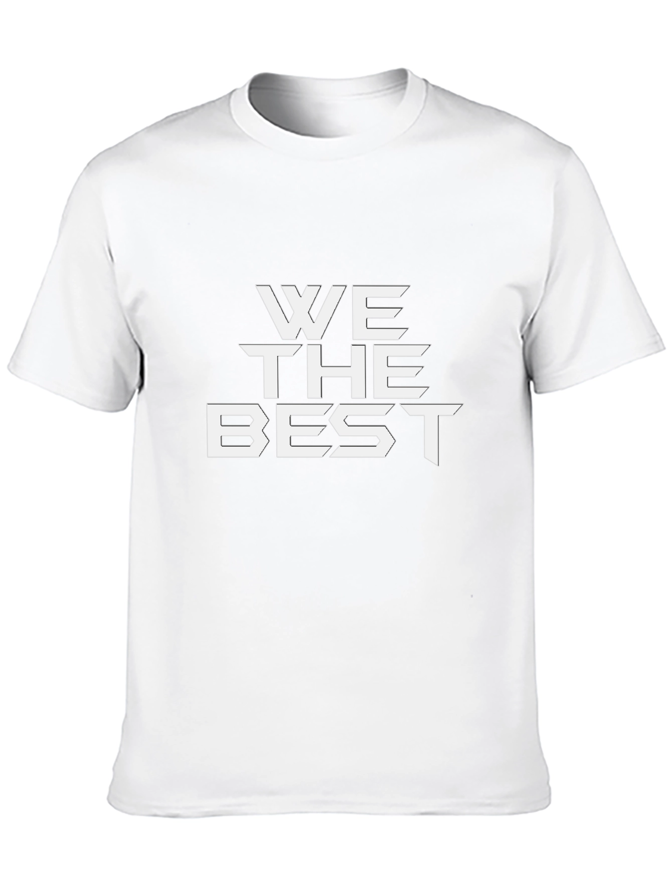 We The Best Graphic Tee - Stylish Black T-Shirt