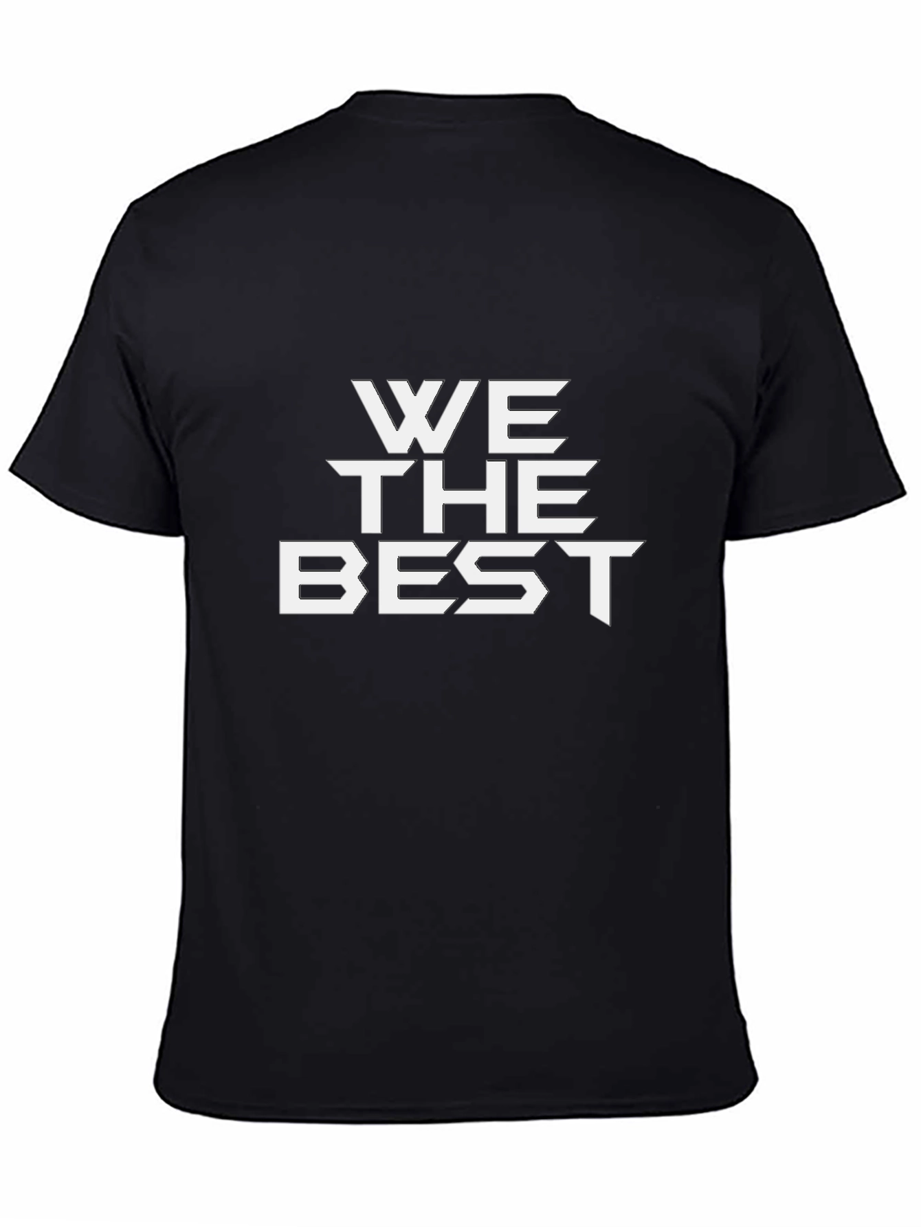 We The Best Graphic Tee - Stylish Black T-Shirt