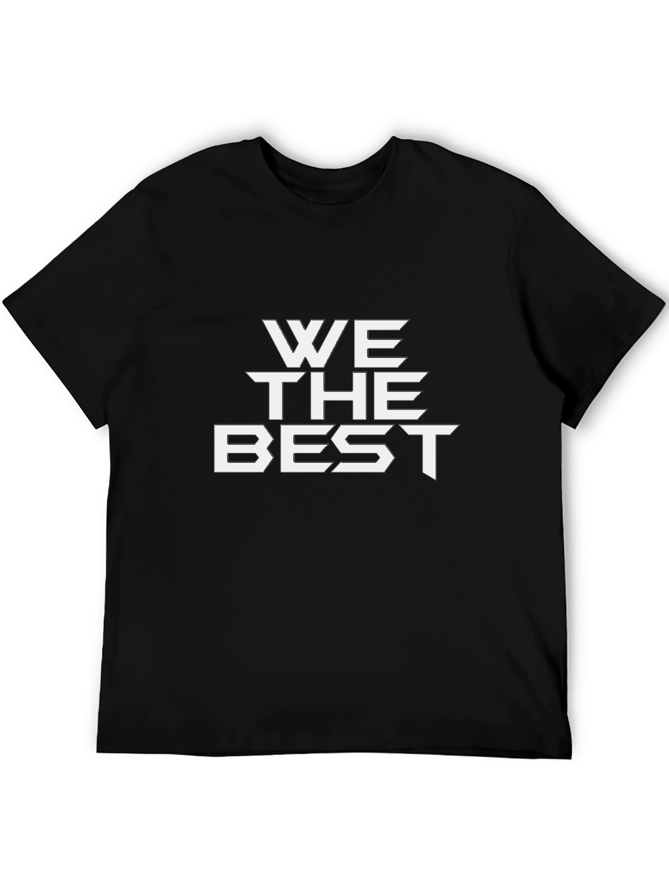 We The Best Graphic Tee - Stylish Black T-Shirt