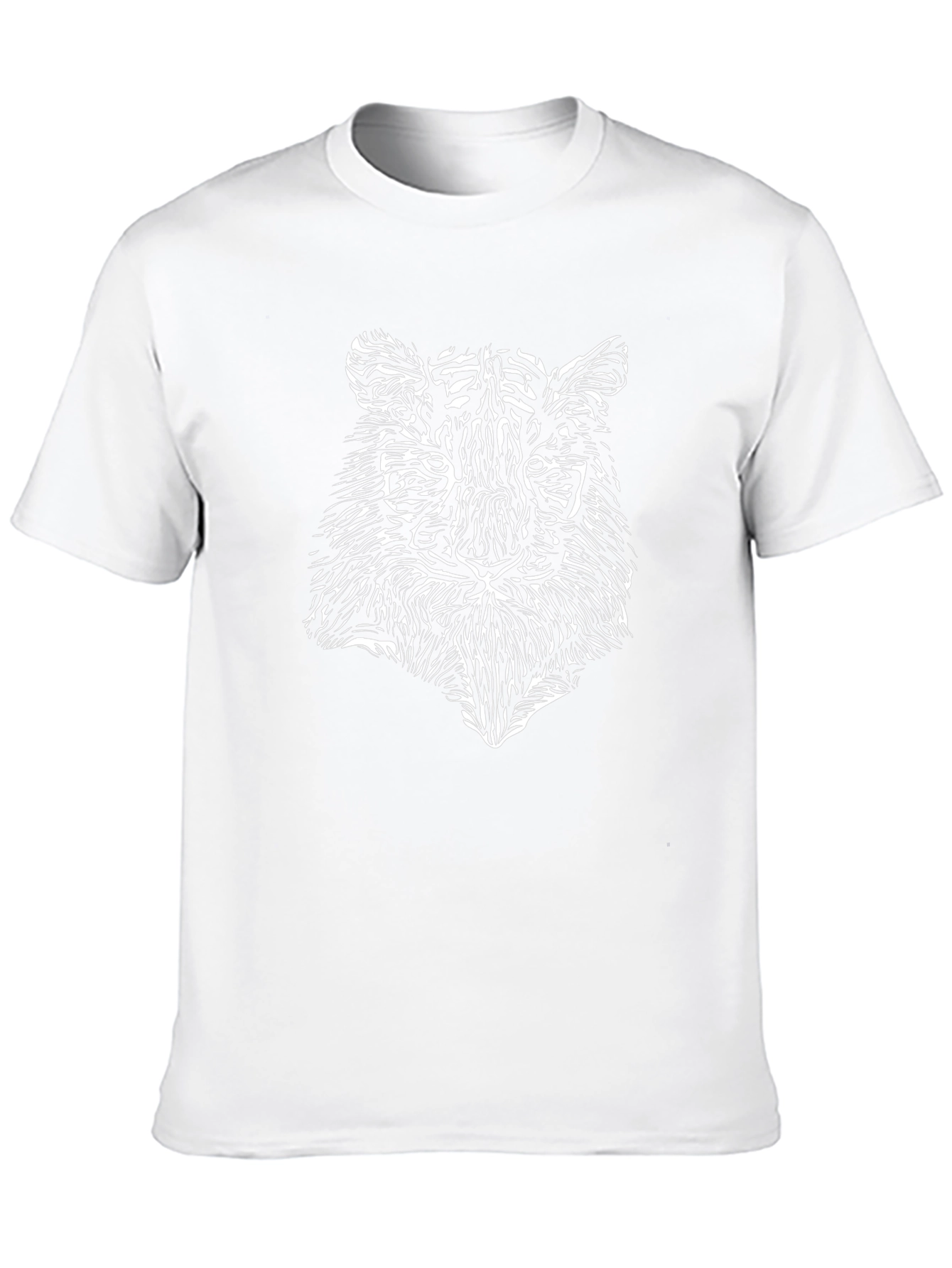 Tiger Graphic Print Black T-Shirt