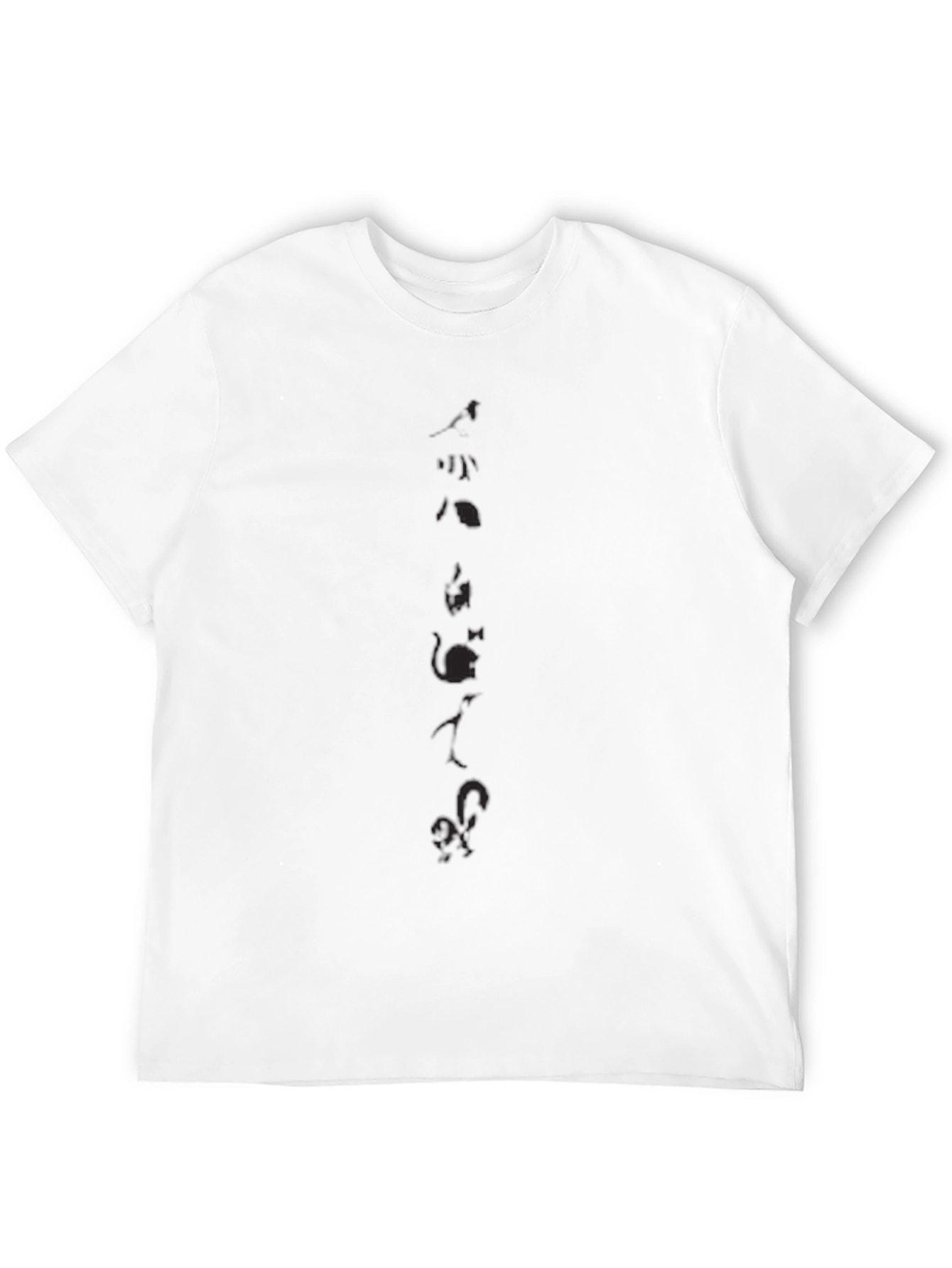 Mens Black Graphic Print T-Shirt