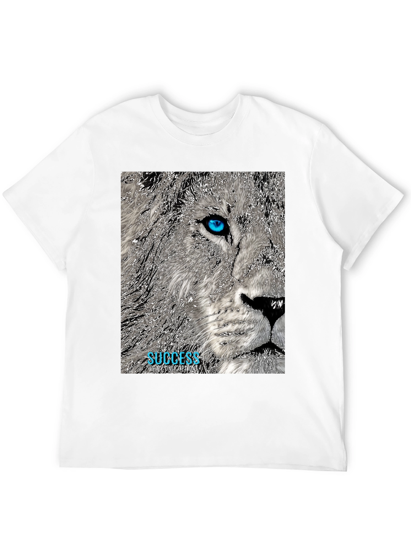 Lion Success Graphic Tee - Black